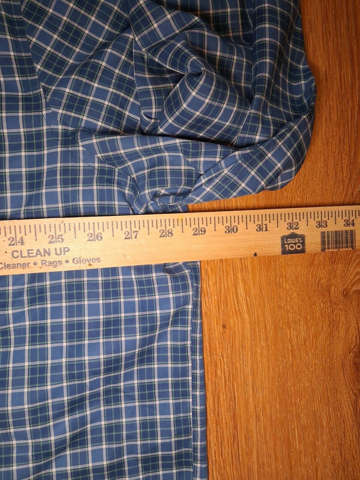 L.L. Bean LL Bean Button Up Shirt Mens 2XLT Blue Plaid 100% Cotton Size US XXL / EU 58 / 5 - 9 Thumbnail