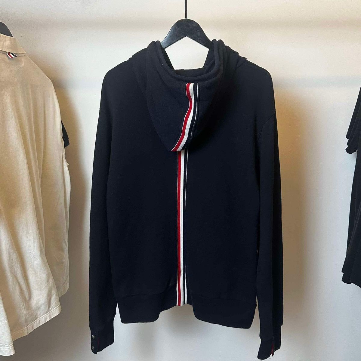 Thom Browne THOM BROWNE BACK STRIPED ZIP JACKET Size US XL / EU 56 / 4 - 2 Thumbnail