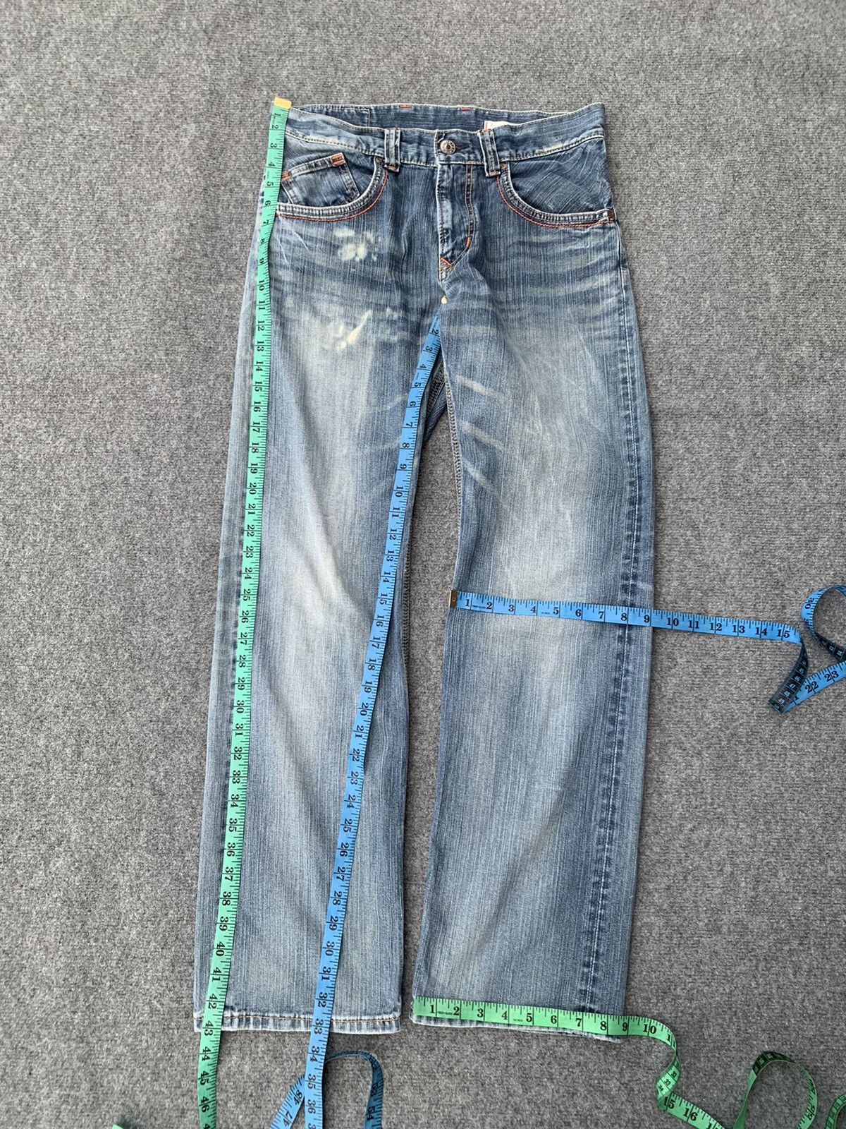 Edwin Edwin Vintage Faded Straight Fit Japanese Denim Jeans Size US 33 - 7 Thumbnail