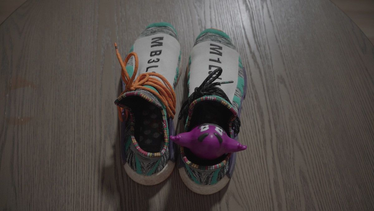 Adidas Pharrell Solar Pack Hu NMD M1L3L3 sneakers Size US 10 / EU 43 - 5 Thumbnail