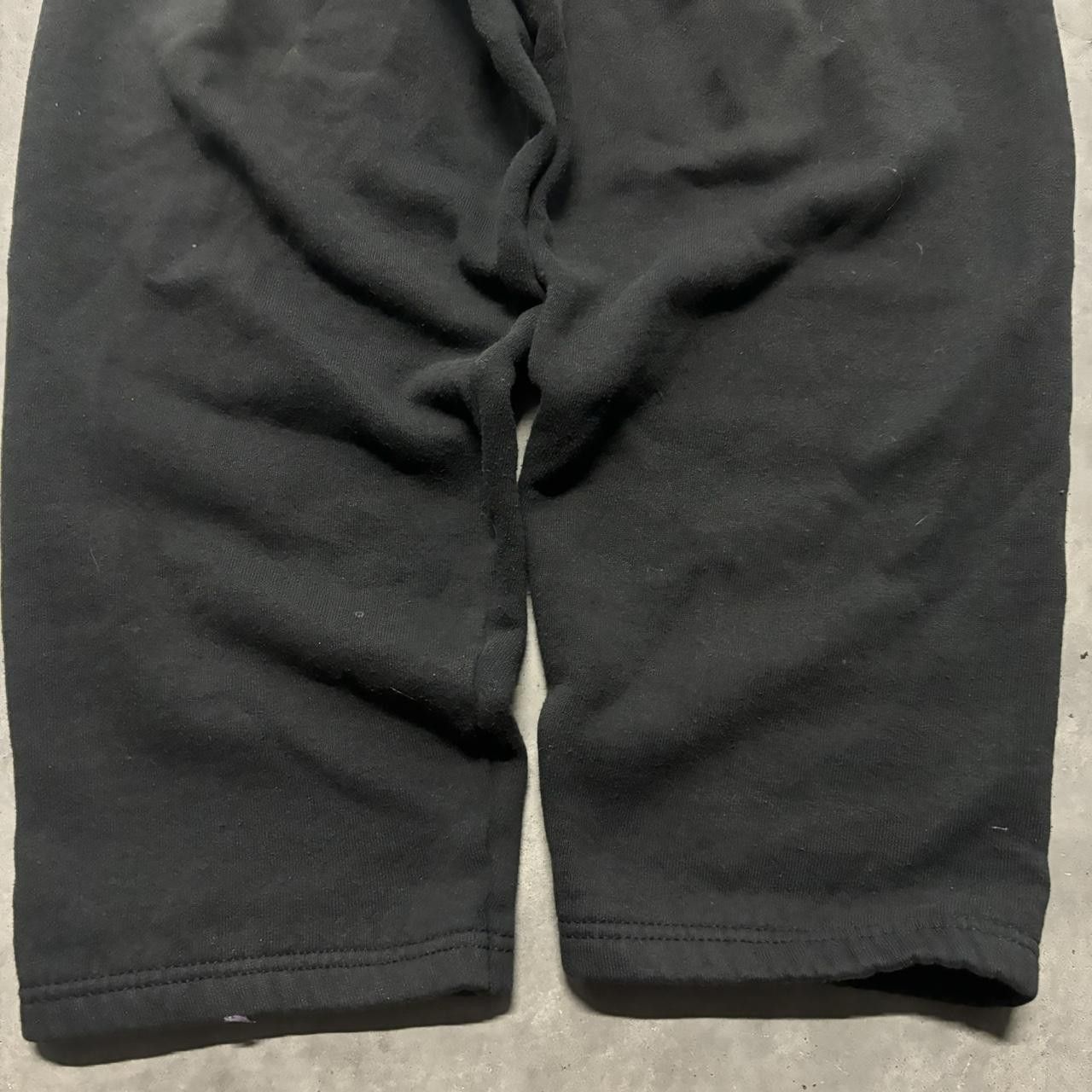 Japanese Brand × Vintage Crazy Vintage Y2K/2000s Black Essential Sweatpants! Size US 30 / EU 46 - 5 Thumbnail