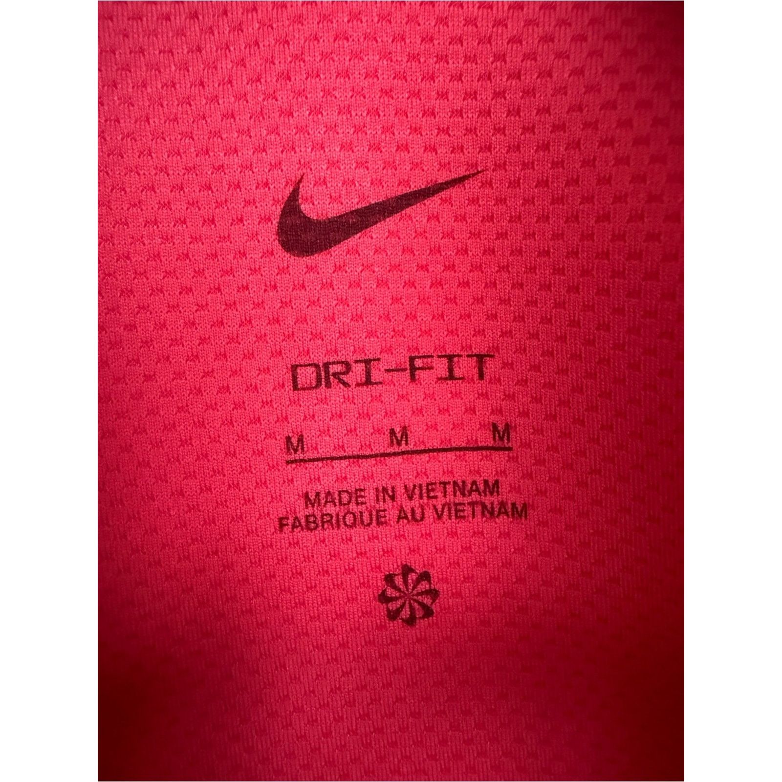 Nike Nike DRI-FIT Pink Scuba Half-Zip Pullover with Thumbholes Size M / US 6-8 / IT 42-44 - 7 Thumbnail