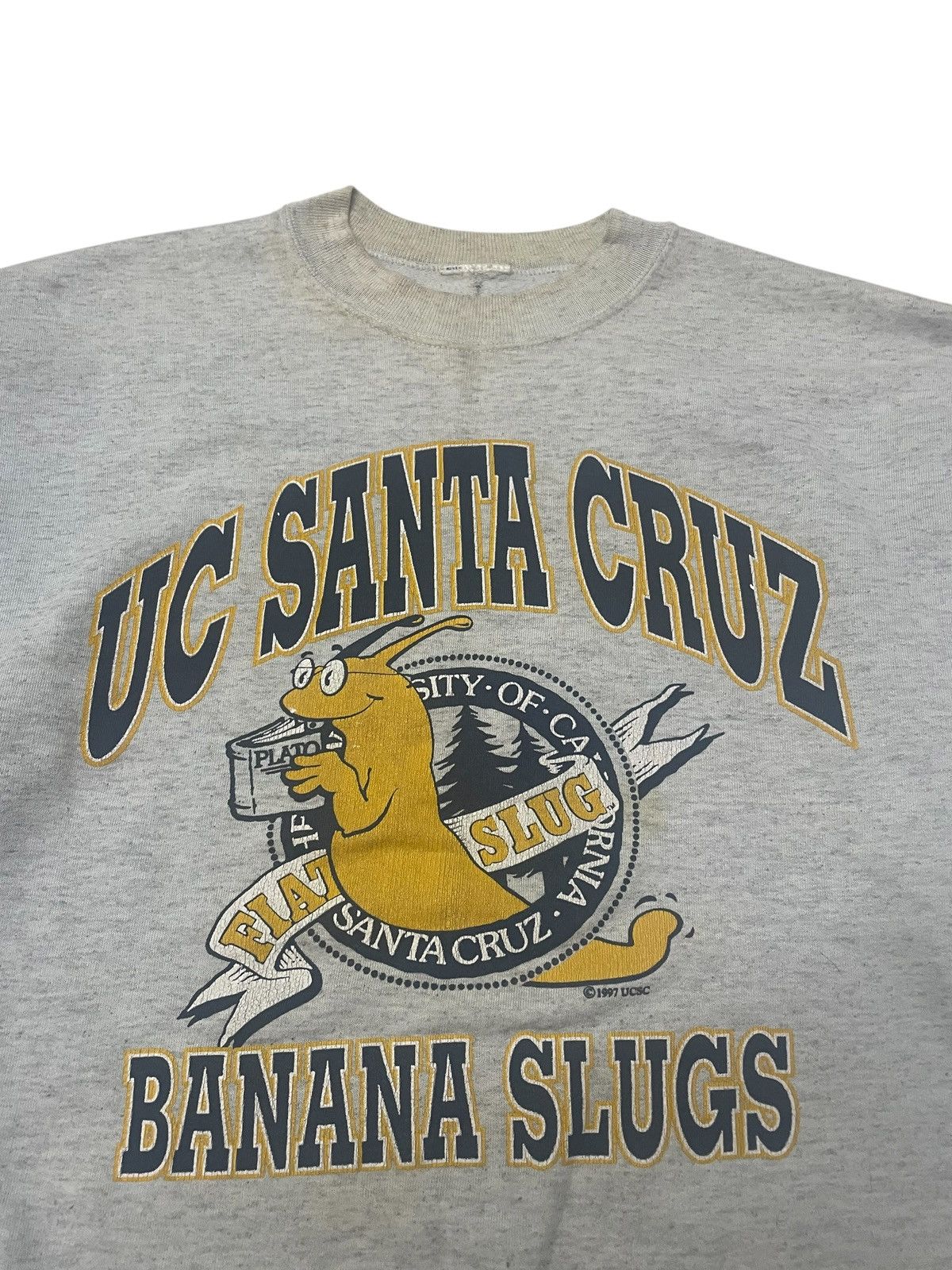 Santa Cruz Skateboards Vintage UC SANTA CRUZ Pulp Fiction Movie Used Sweatshirt Size US XL / EU 56 / 4 - 2 Thumbnail