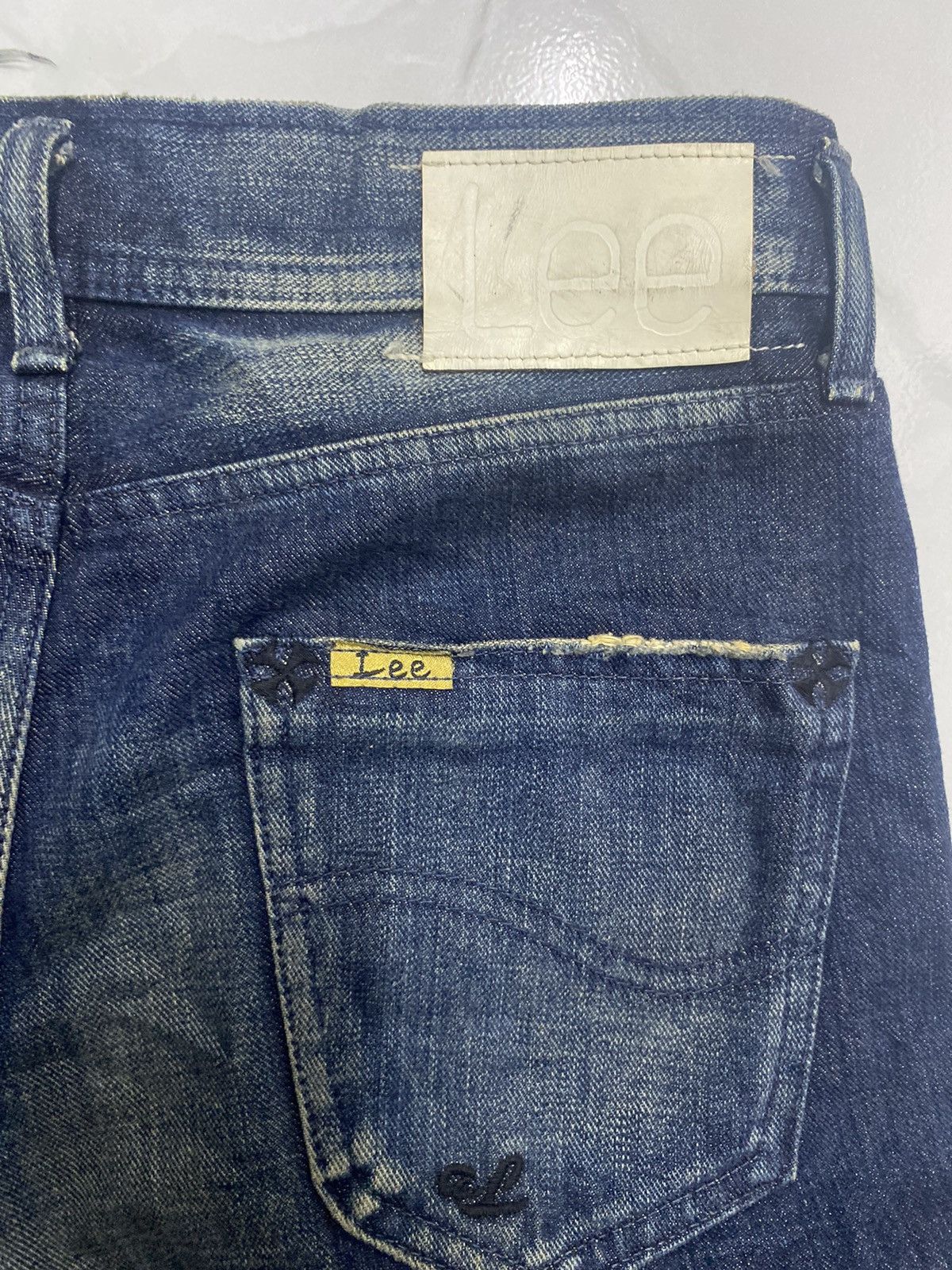 Lee Lee Rider Dirty Washed Style Denim Size US 32 / EU 48 - 8 Thumbnail
