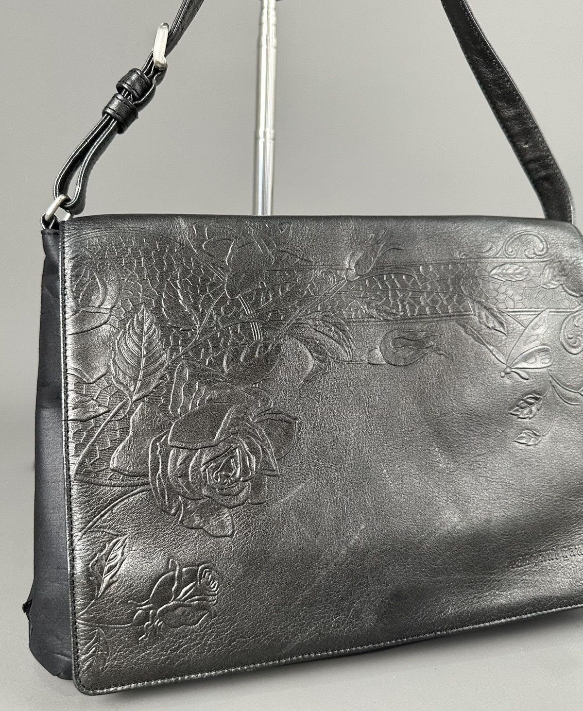 Jean Paul Gaultier Jean Paul Gaultier - Black Soul Floral Pattern - Metallic Size ONE SIZE - 5 Thumbnail