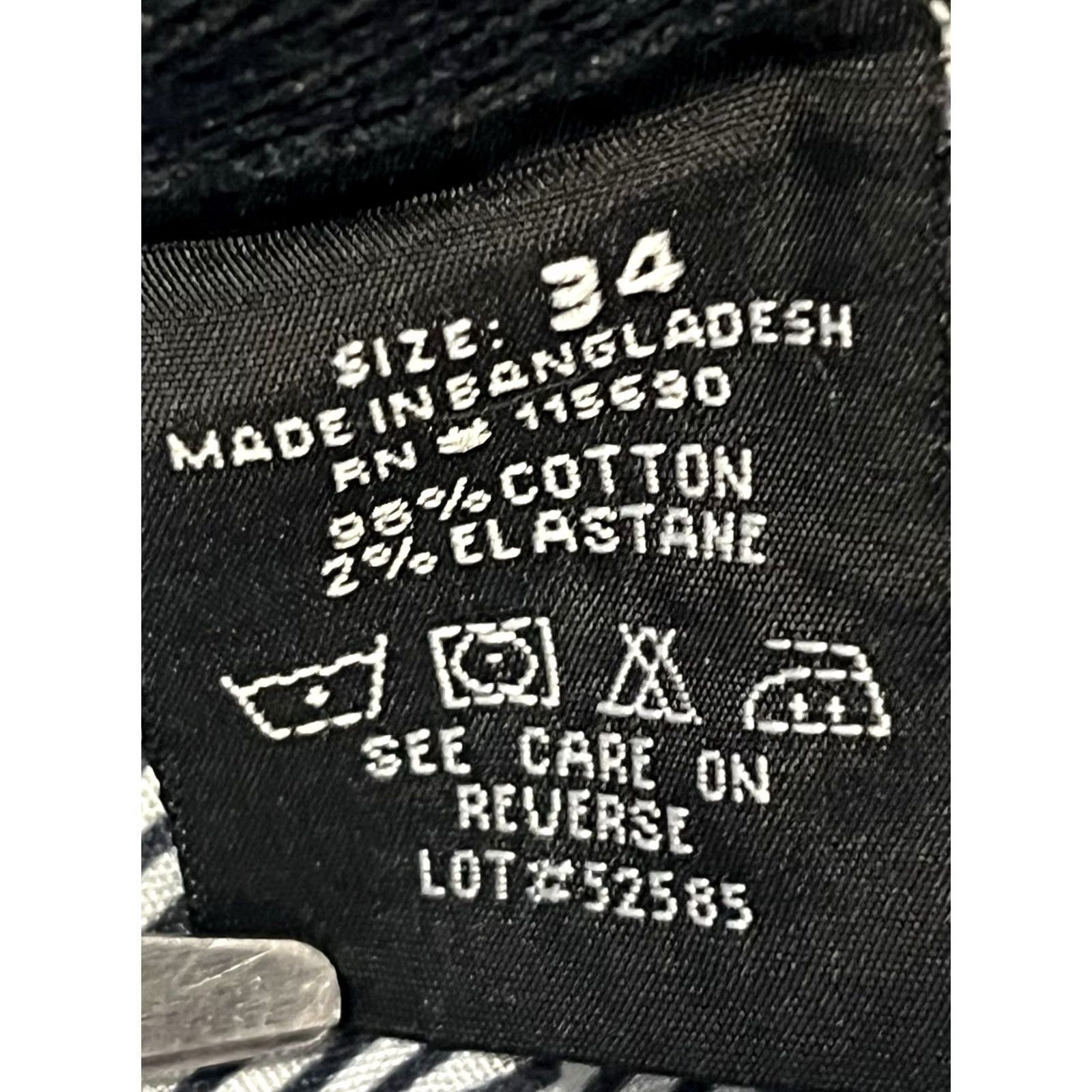 Vintage Stitches & Rivets Mens Blue Shorts Casual Comfort Drawstring Waist Size 34 Chino Pockets Relaxed Regular Front Flat Knit Cotton Blend Size US 34 / EU 50 - 7 Thumbnail