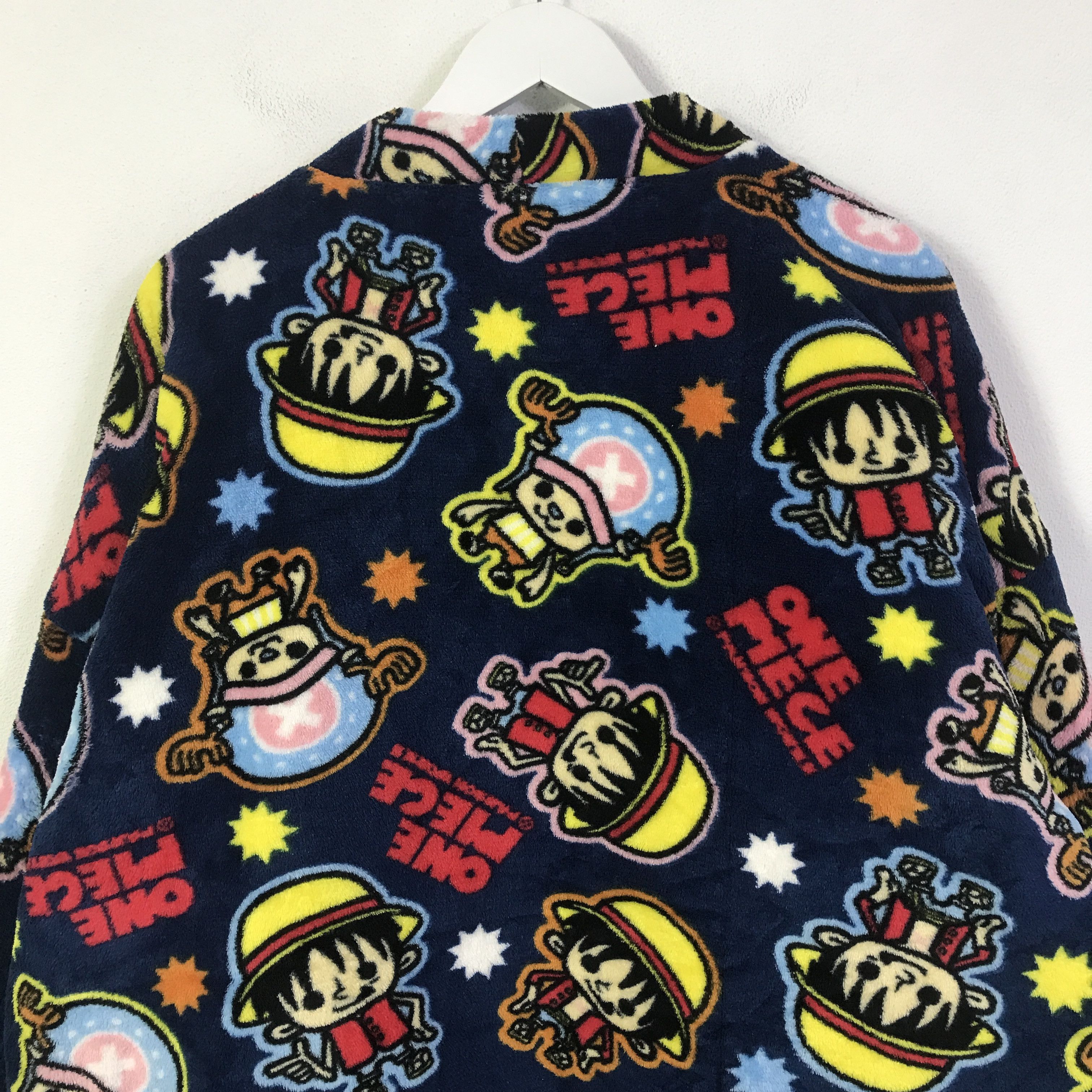 One Piece Vintage one piece Kimono Cartoon japan jacket K94B2 Size US L / EU 52-54 / 3 - 4 Thumbnail