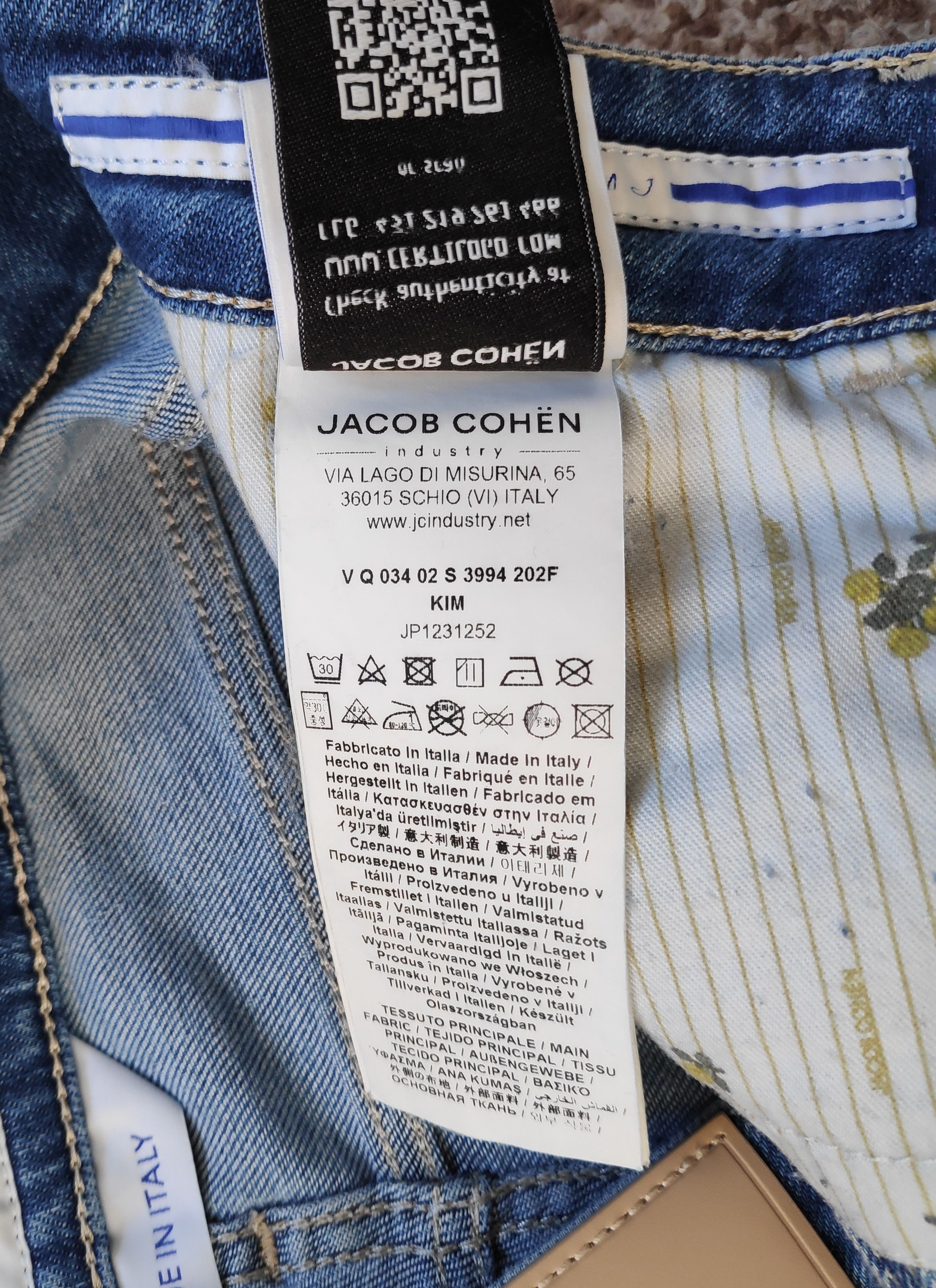 Jacob Cohen RRP $285 Jacob Cohen Kim Women's Skinny Denim Jeans Size 27" / US 4 / IT 40 - 12 Thumbnail