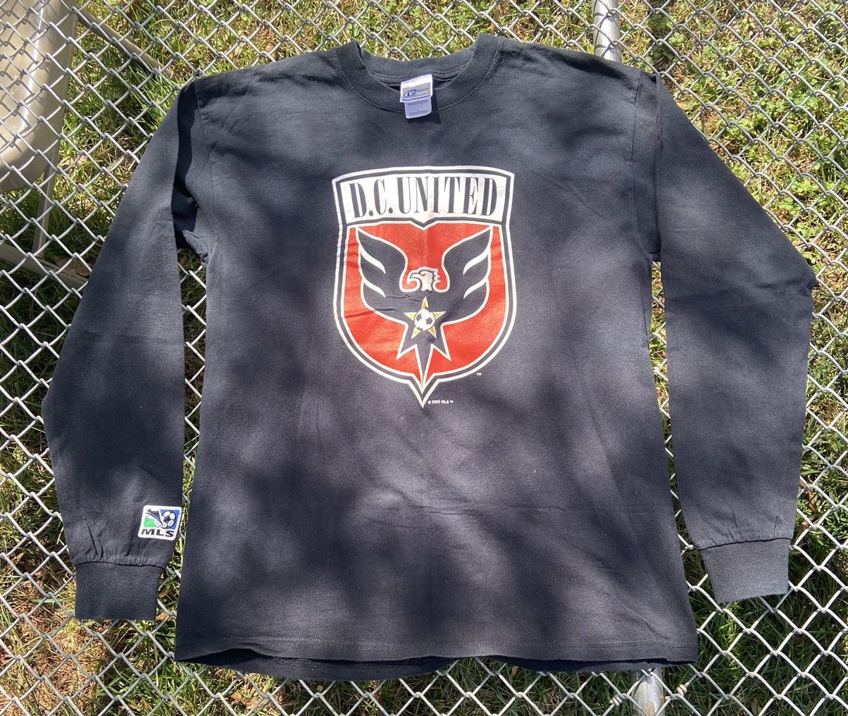 1996 DC United MLS Champions Majestic Soccer T Shirt Size Large – Rare VNTG