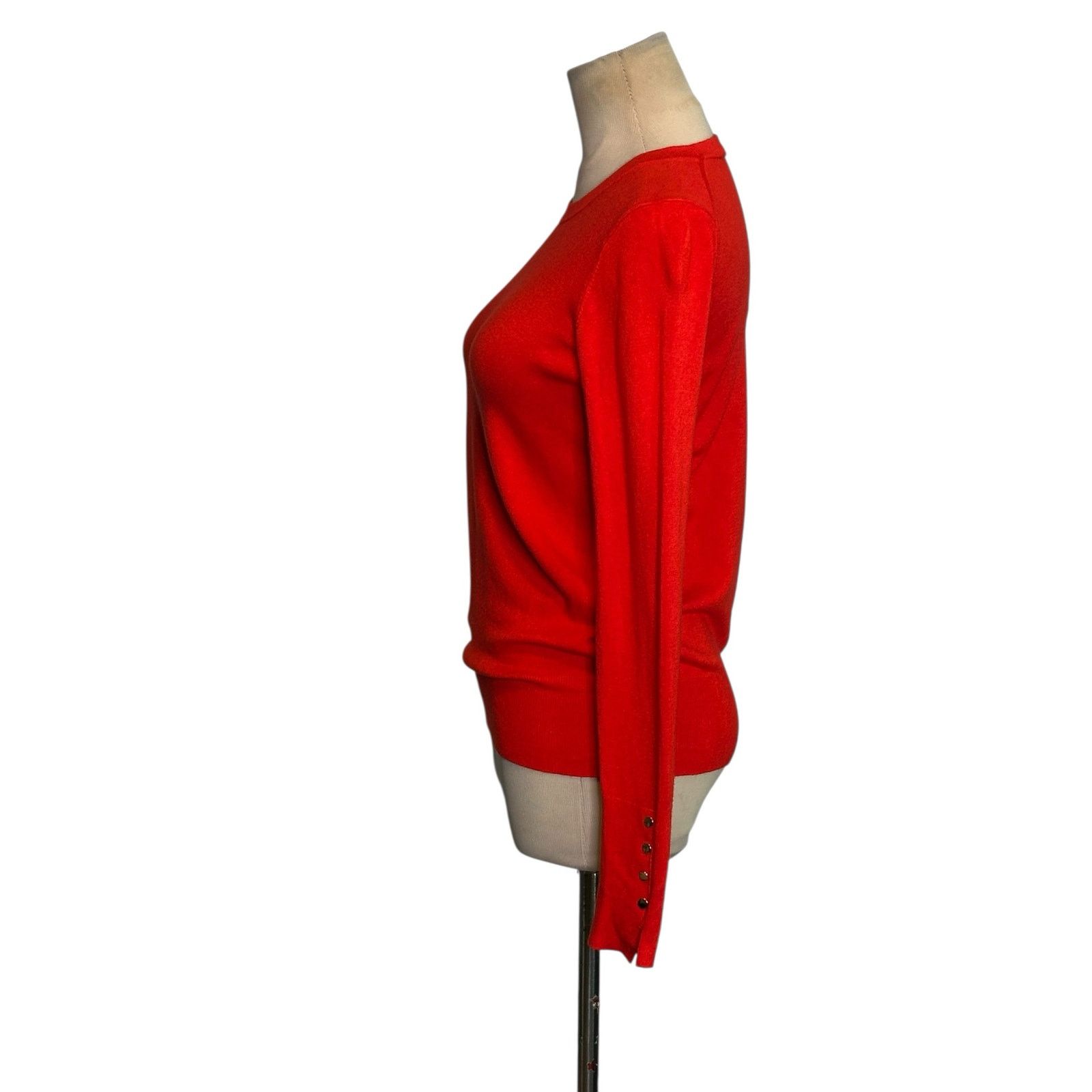 Zara Zara bright red crew neck long sleeves sweater size Small Size S / US 4 / IT 40 - 9 Thumbnail