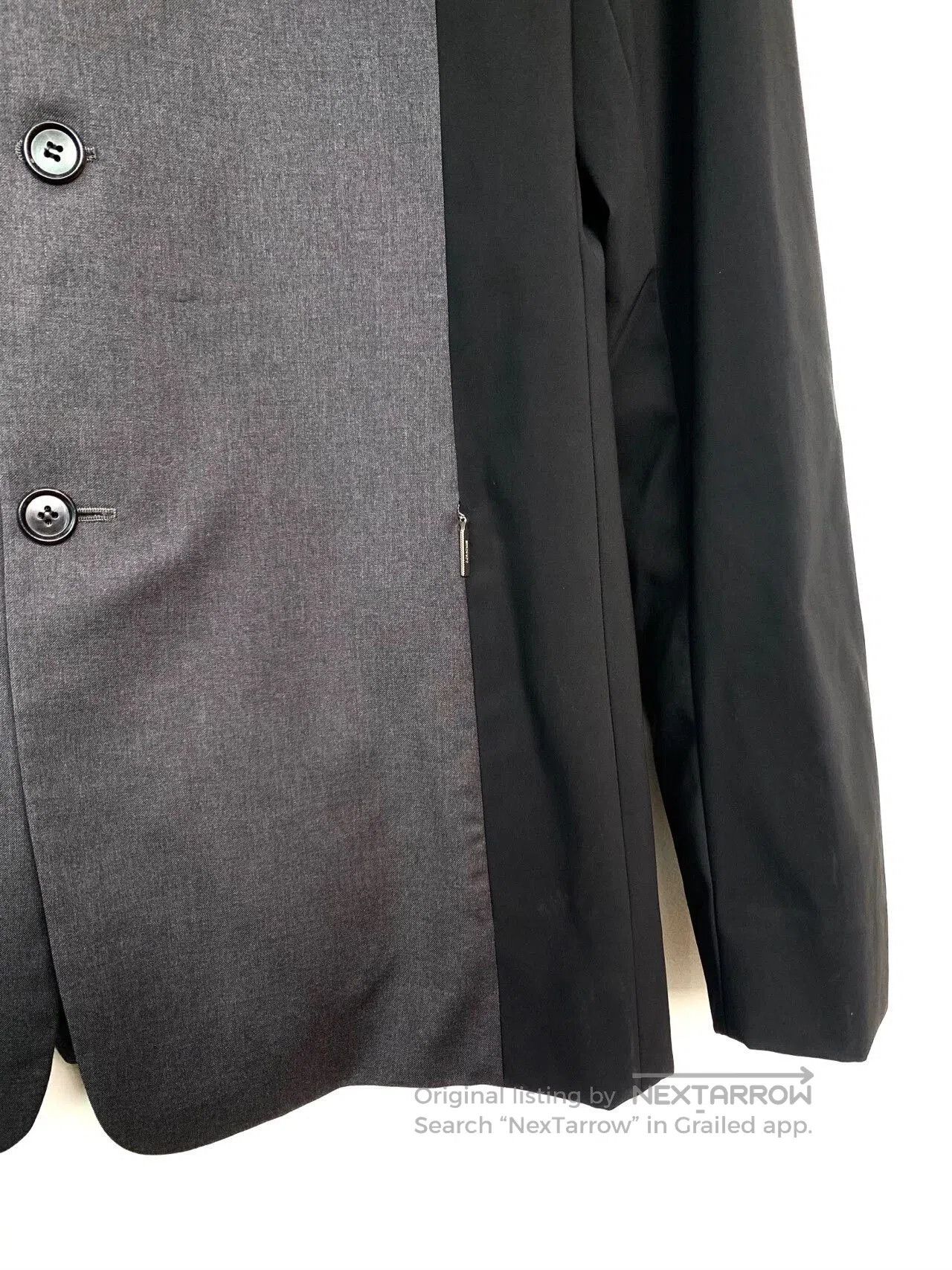 Dior Dior Men's Black Gray Wool Blazer. Size US XL / EU 56 / 4 - 4 Thumbnail