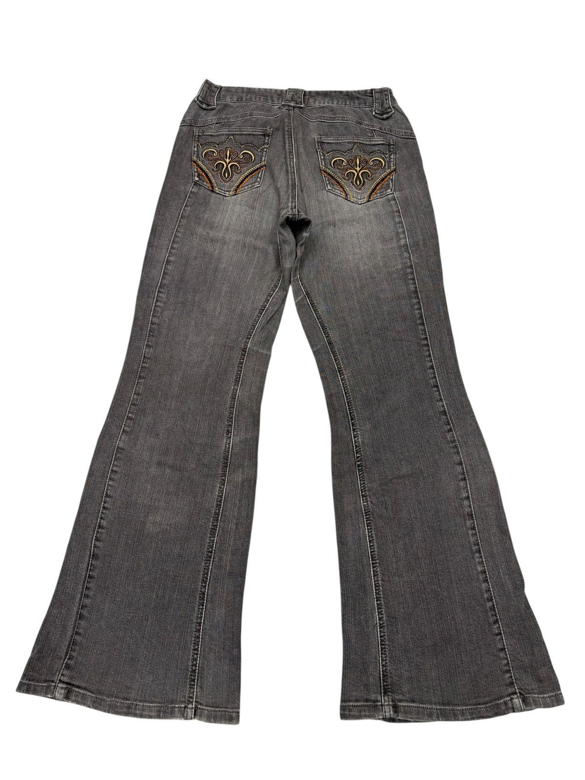 If Six Was Nine Vintage Flared Jeans Japanese Brand Nouvo x Nouvo Flare Jean Size US 28 / EU 44 - 2 Thumbnail