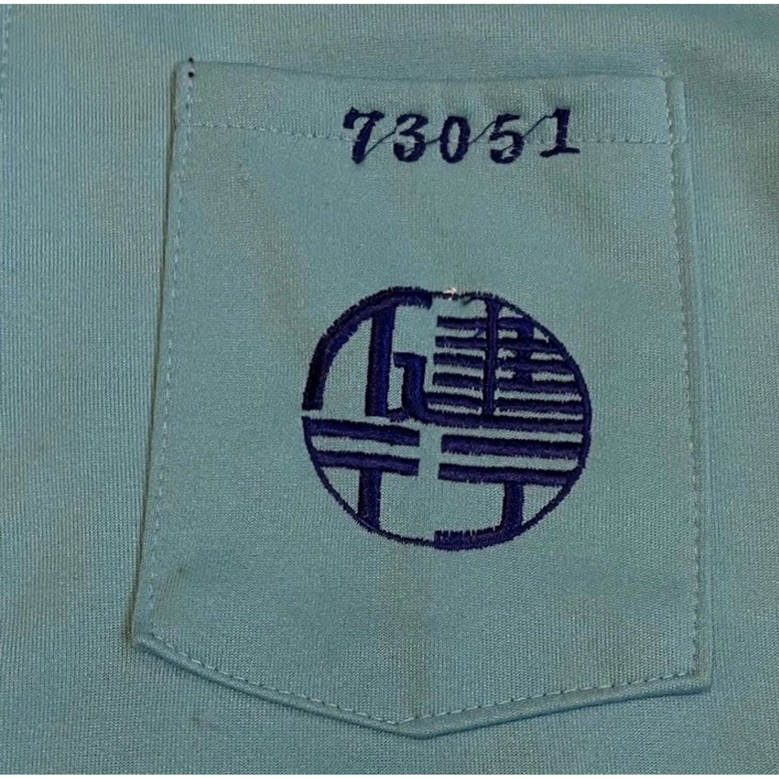 Vintage VINTAGE 80s Chinese Uniform Polo Shirt S College Track University Grunge 90s Sun Blue Men T-Shirt Long Sleeve Zip Polo Size US S / EU 44-46 / 1 - 2 Thumbnail