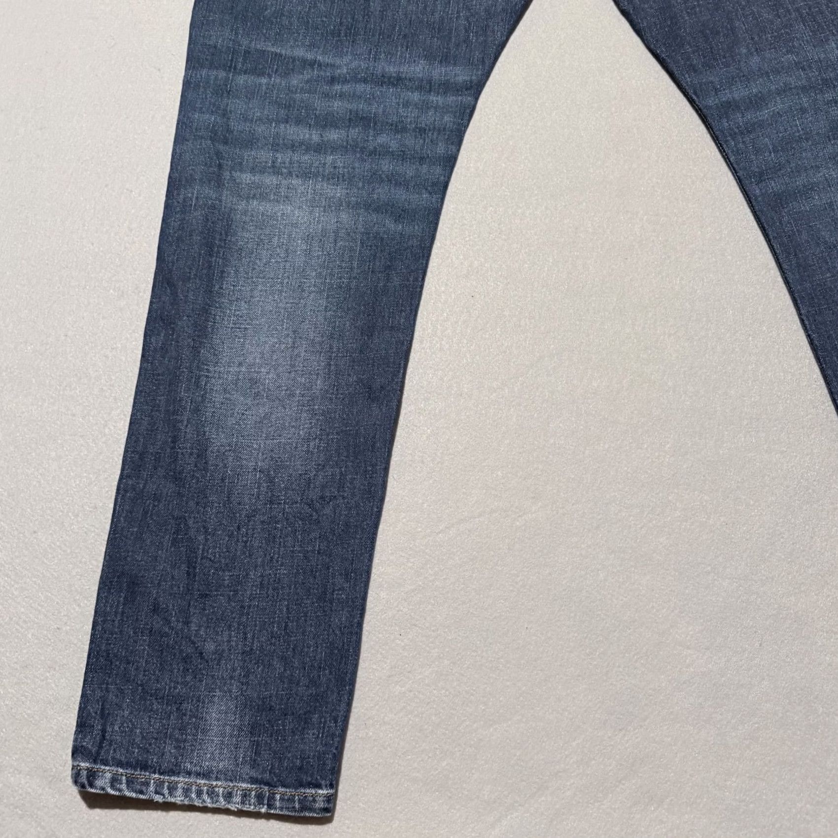 Diesel Diesel Jeans Mens Blue Denim Stretch Mid Rise Slim Fit Straight - 40x31 - D-Strukt - 5-Pocket Design - Button Zip - City Classic Size US 40 / EU 56 - 7 Thumbnail