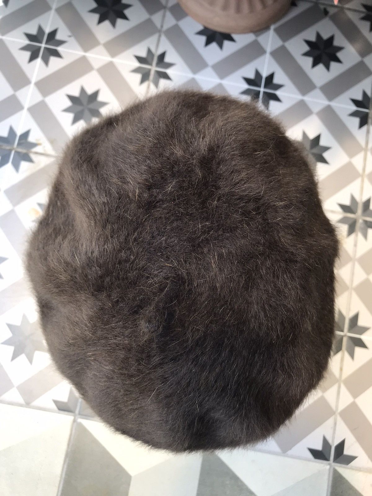 Japanese Brand RABBITS FUR HAIR BARETTA FLAT CAP NEWSBOY IVY Size ONE SIZE - 6 Thumbnail