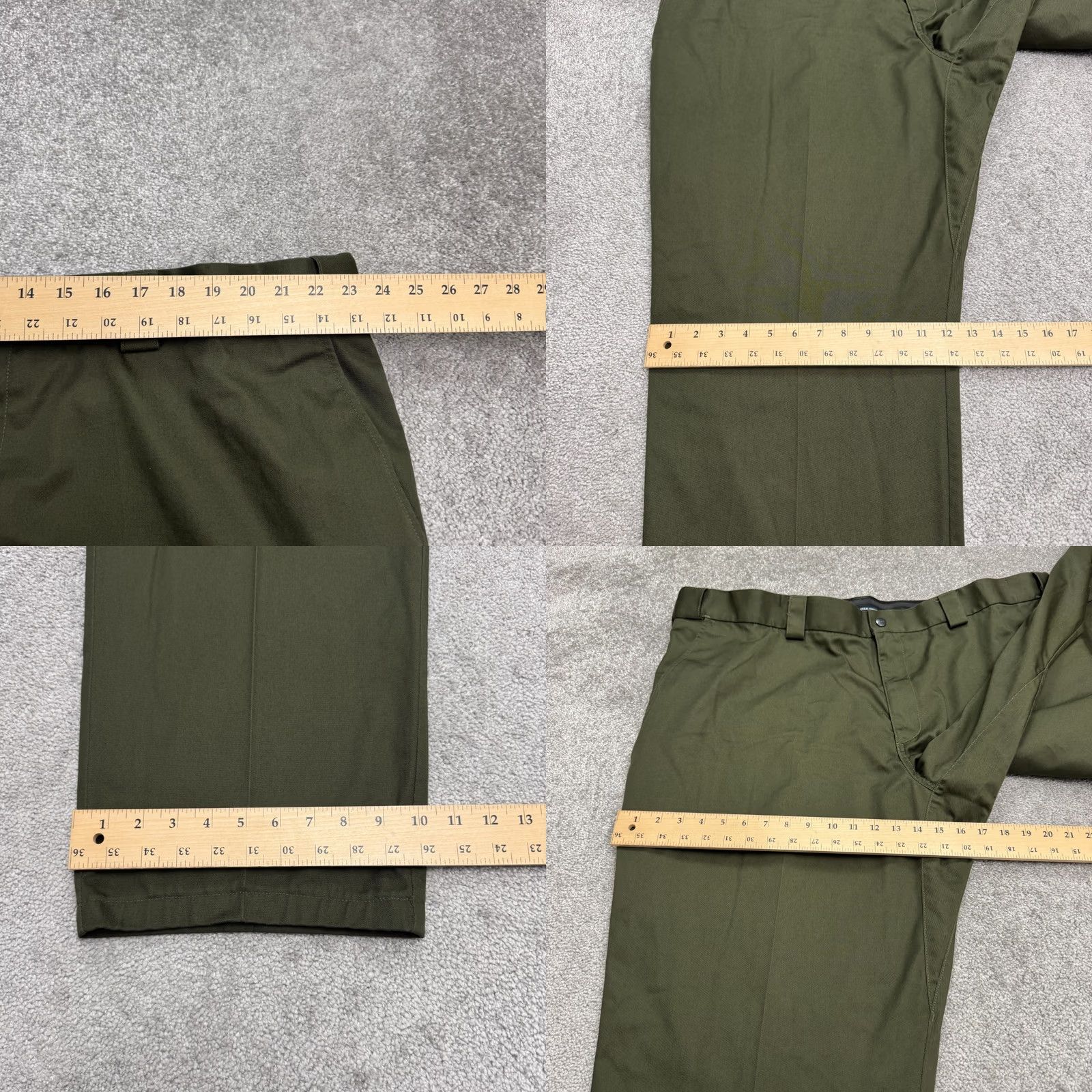 Vintage 5.11 Tactical Series Uniform Work Pants Mens 48x30 Green Straight Leg Classic Shirt Pants Mens Regular Green 5.11 Tactical Series Mens Size US 32 / EU 48 - 9 Thumbnail