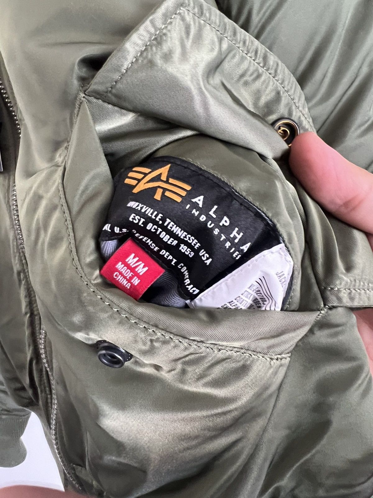 Alpha Industries Alpha Industries SLIM FIT. Size US M / EU 48-50 / 2 - 11 Thumbnail