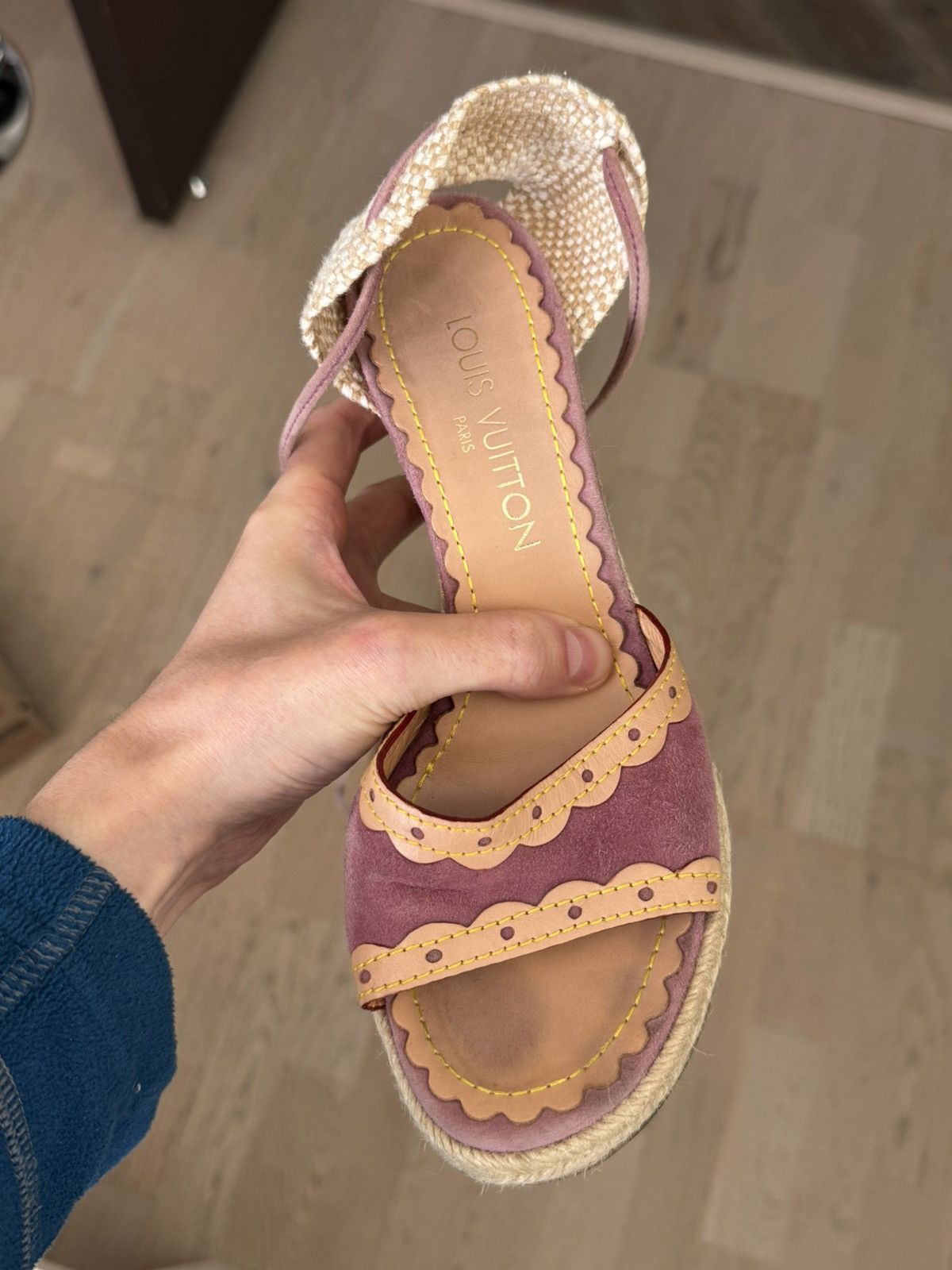 Louis Vuitton Louis Vuitton Ankle Strap Heels Size US 7 / IT 37 - 7 Thumbnail