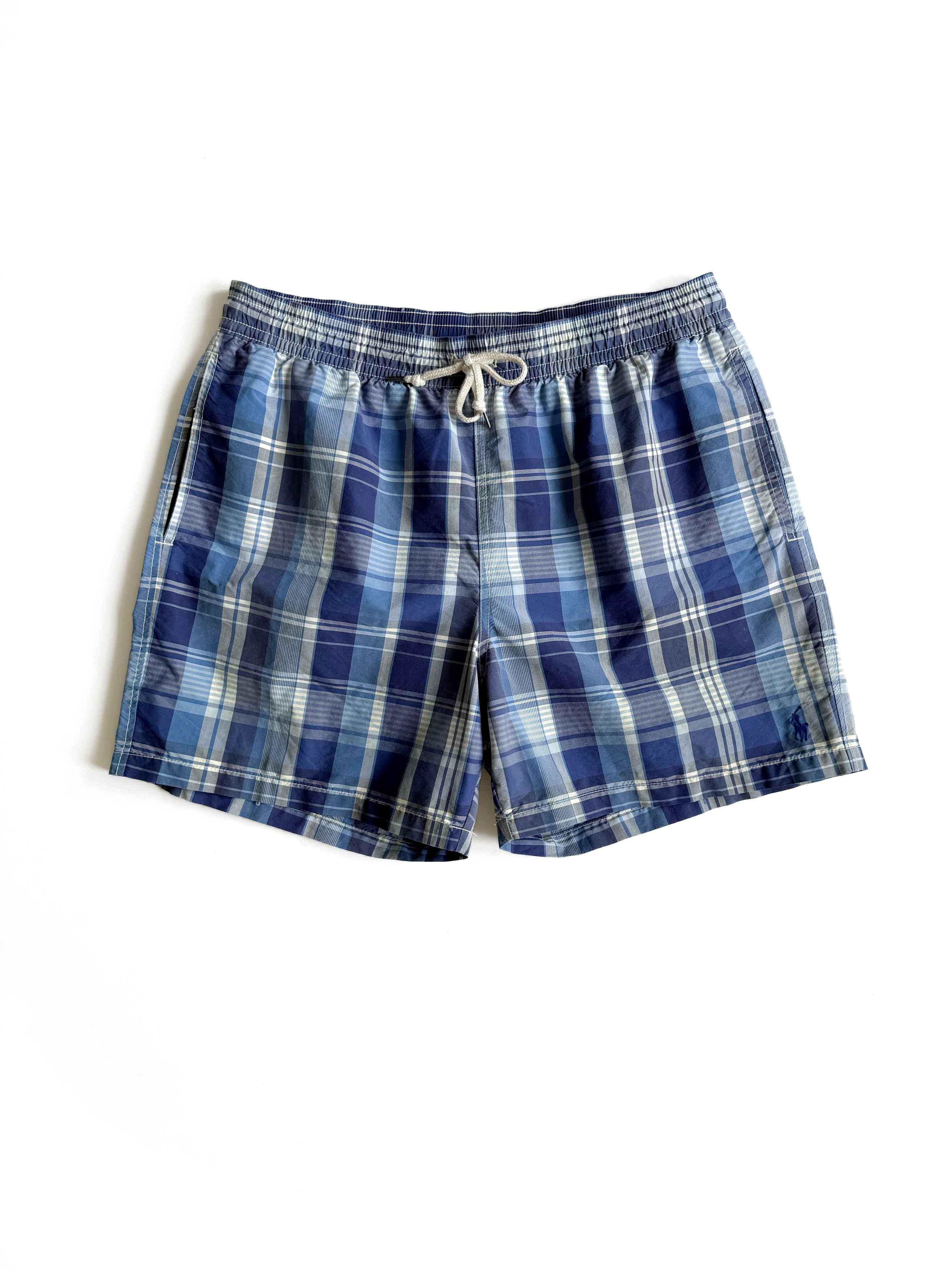 Polo Ralph Lauren Men's Polo Ralph Lauren Check Swim Shorts (L) Size US 34 / EU 50 - 1 Thumbnail