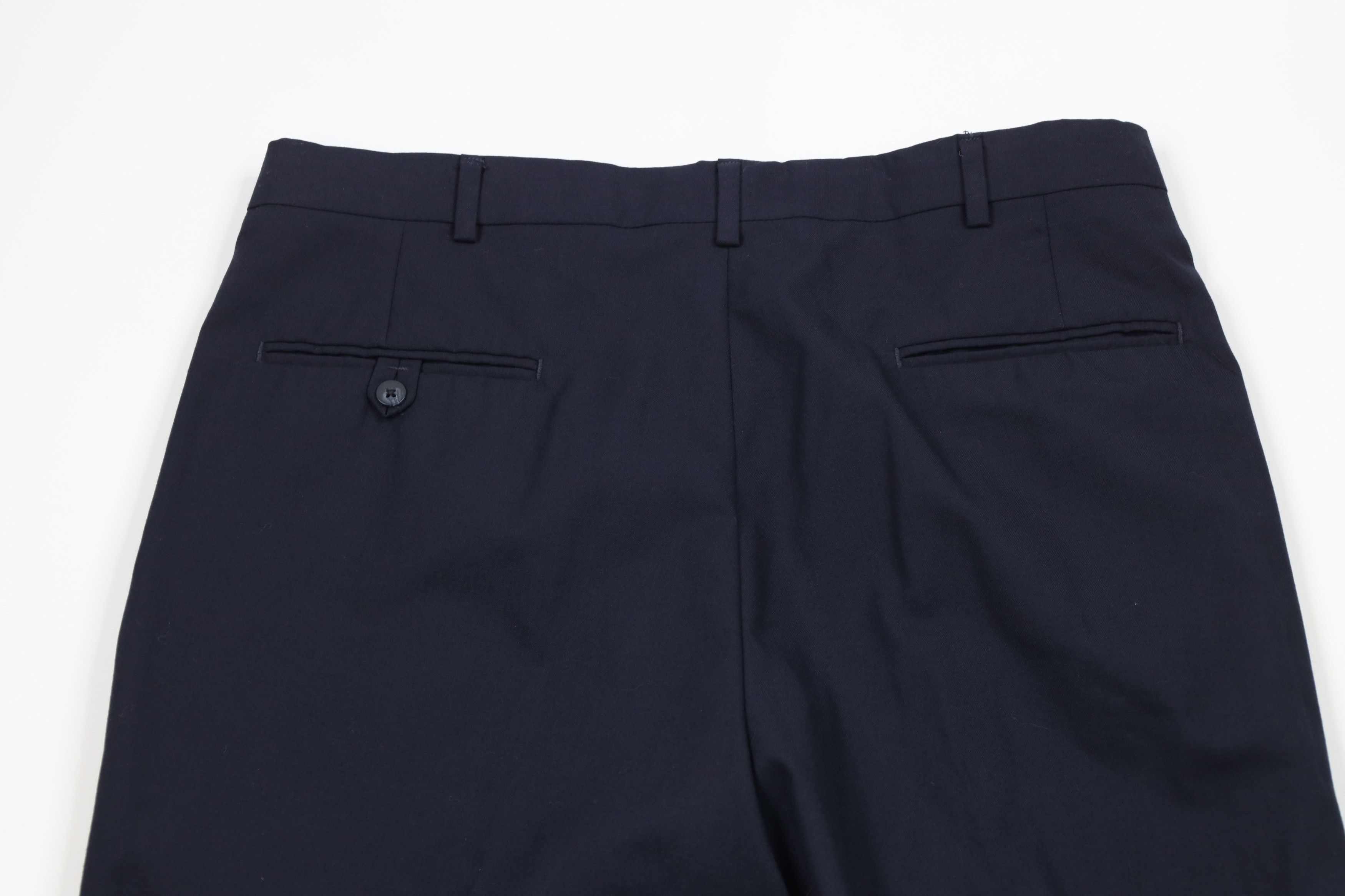 Vintage Vintage 90s Streetwear Pleated Worsted Wool Wide Leg Pants Size US 34 / EU 50 - 11 Thumbnail