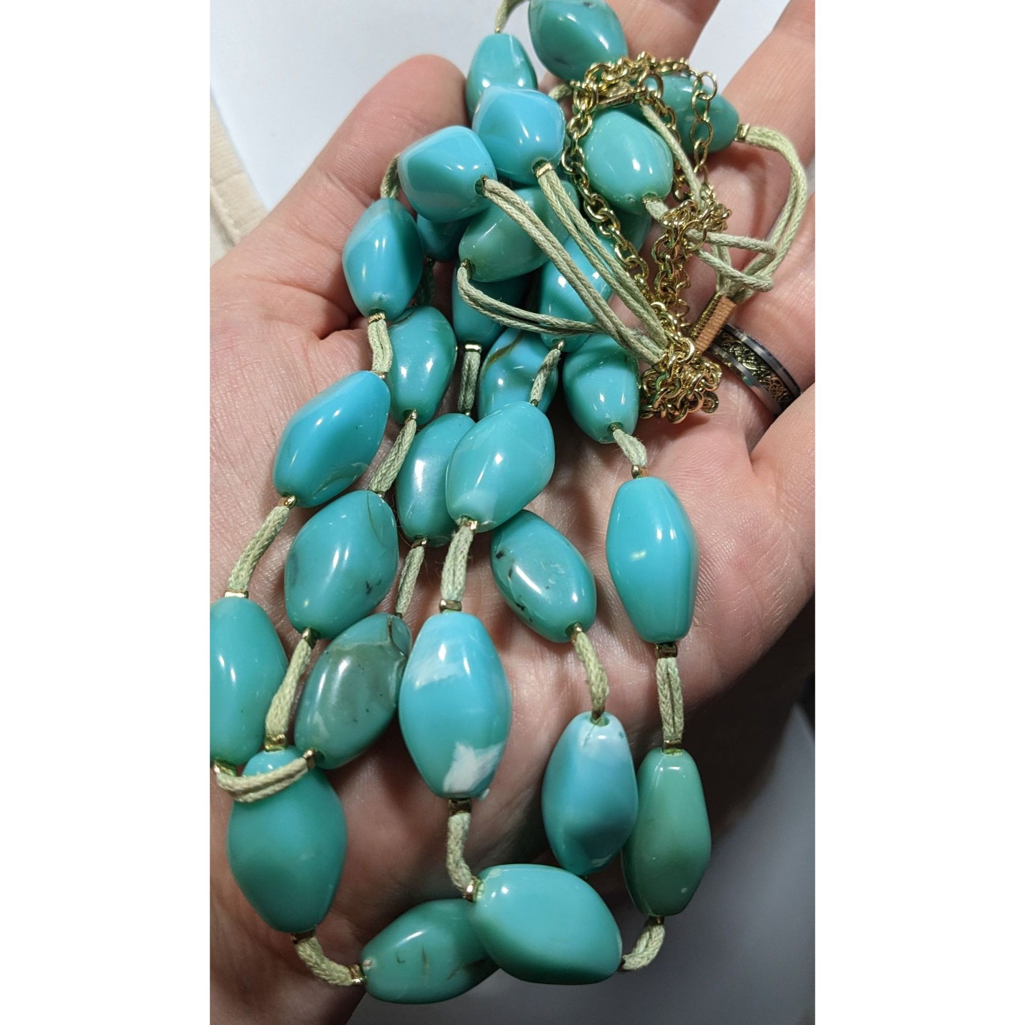 Other Bohemian Faux Turquoise Beaded Layered Necklace Size ONE SIZE - 3 Thumbnail