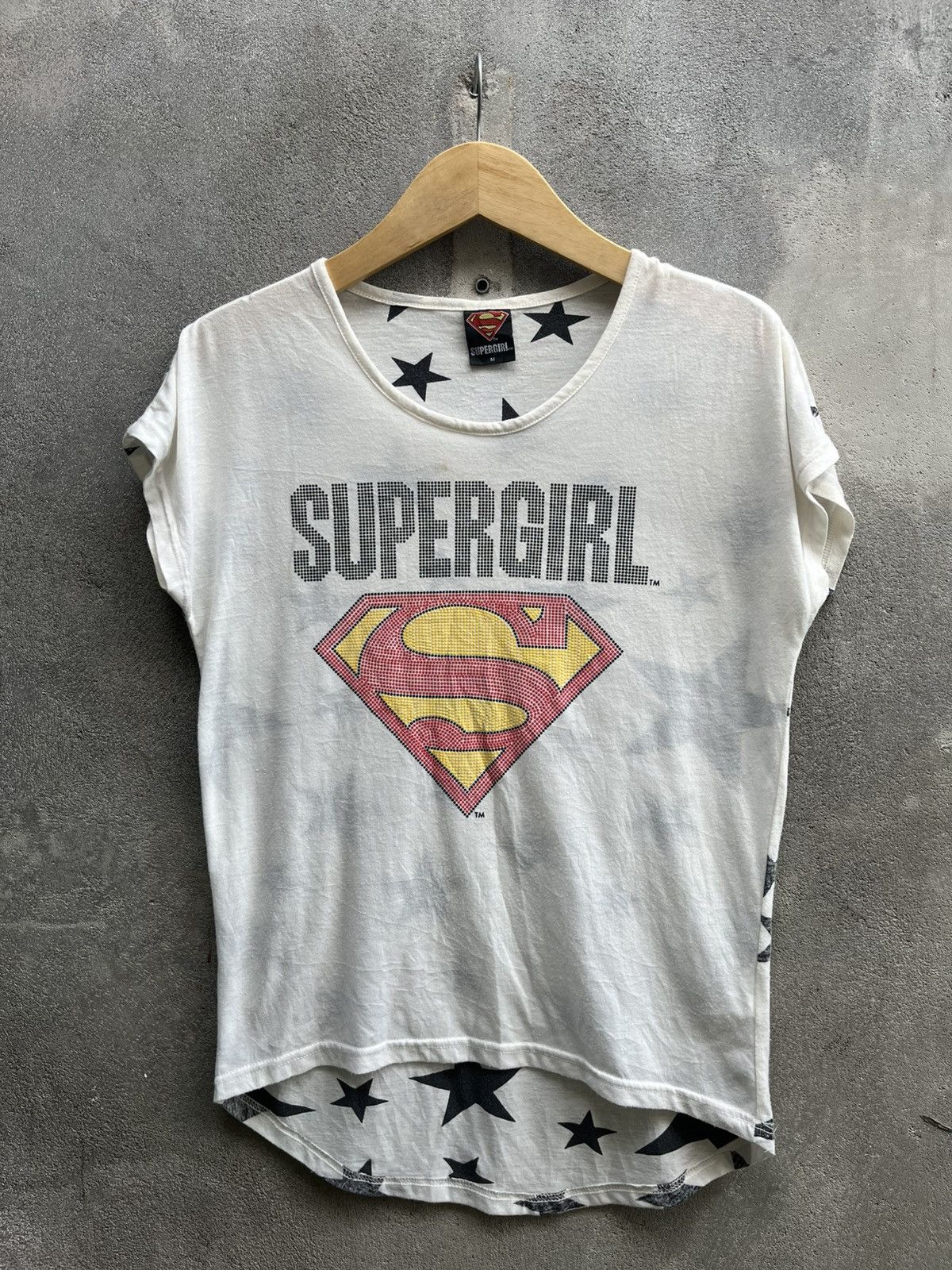 Dolce & Gabbana × SKIMS Supergirl Rhinestone Star Tee – DC Comics Y2K Size US M / EU 48-50 / 2 - 1 Thumbnail