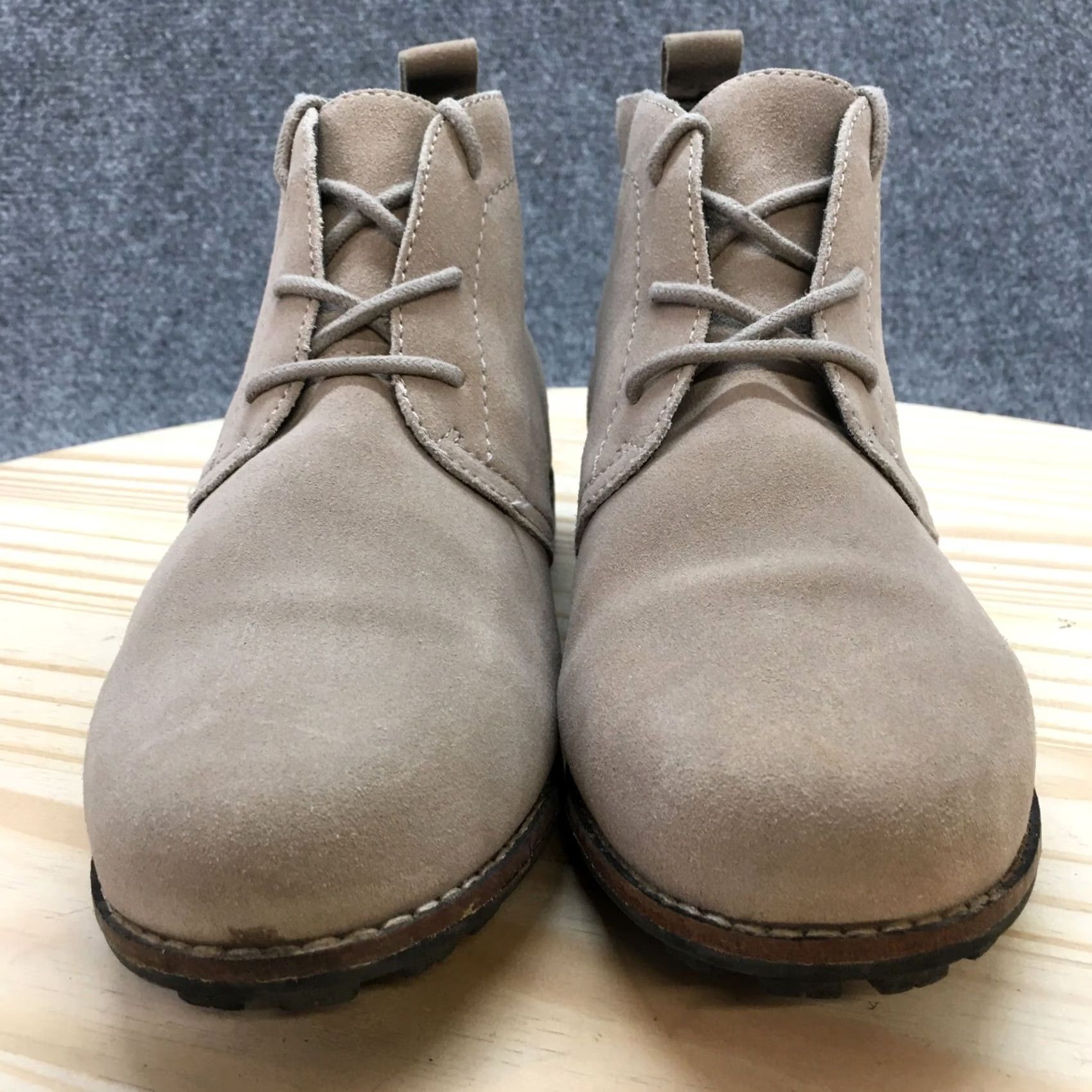 Vintage White Mountain Boots Womens 7.5 W Auburn Beige Leather Ankle Booties Bootie" Size US 8 / IT 38 - 4 Thumbnail