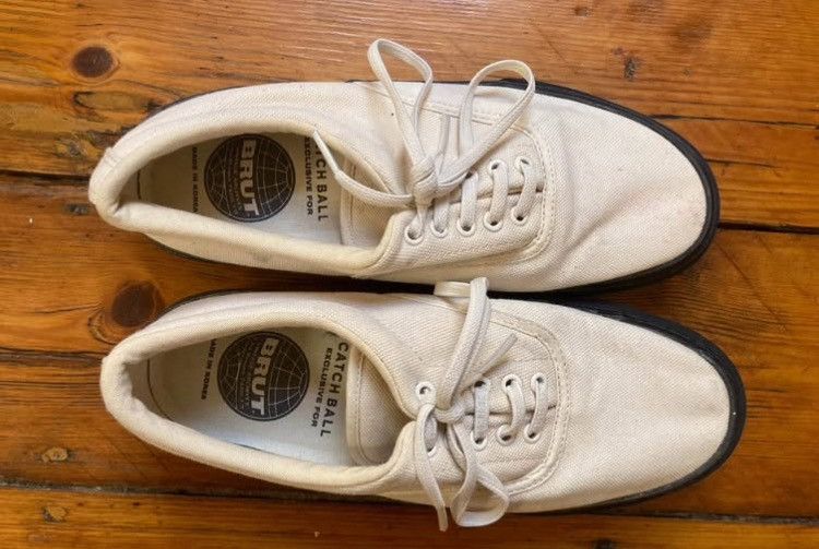 Other Catchball x Brut Vintage Style Vulcanized Rubber Deck Shoes Size US 8 / EU 41 - 2 Thumbnail