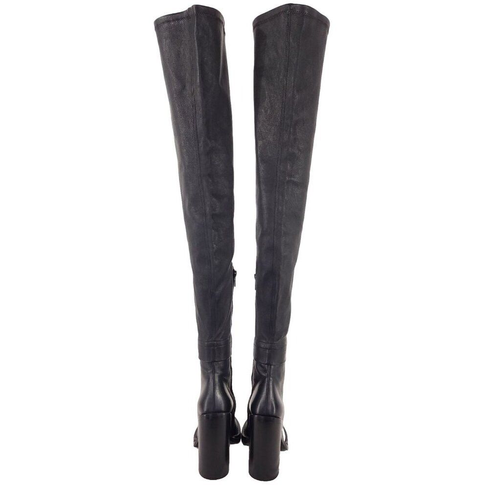 Ann Demeulemeester Ann Demeulemeester Over The Knee Stretch Leather Boots 35 5 Size US 5 / IT 35 - 3 Thumbnail