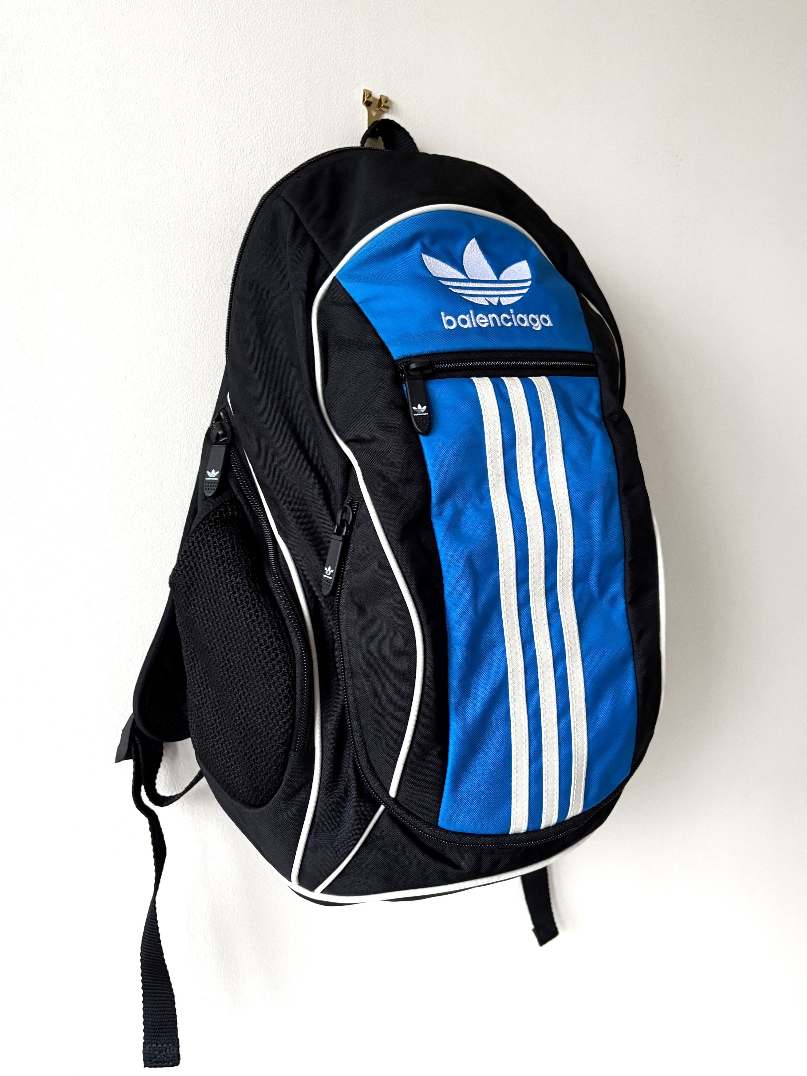 Balenciaga Balenciaga x Adidas backpack recycled nylon backpack Size ONE SIZE - 2 Thumbnail