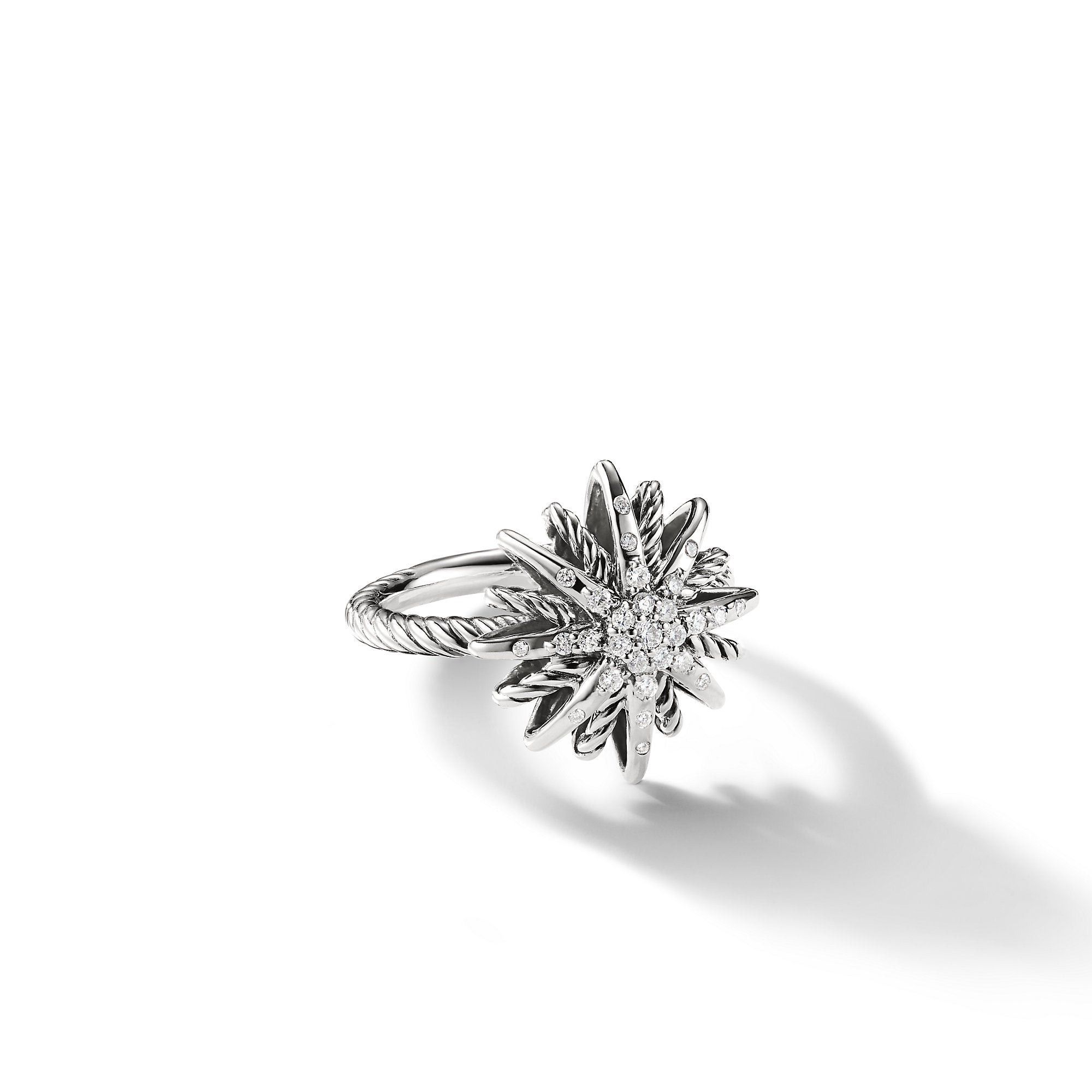 David Yurman o1w1db10325 Starburst Ring with Diamonds Size ONE SIZE - 1 Thumbnail