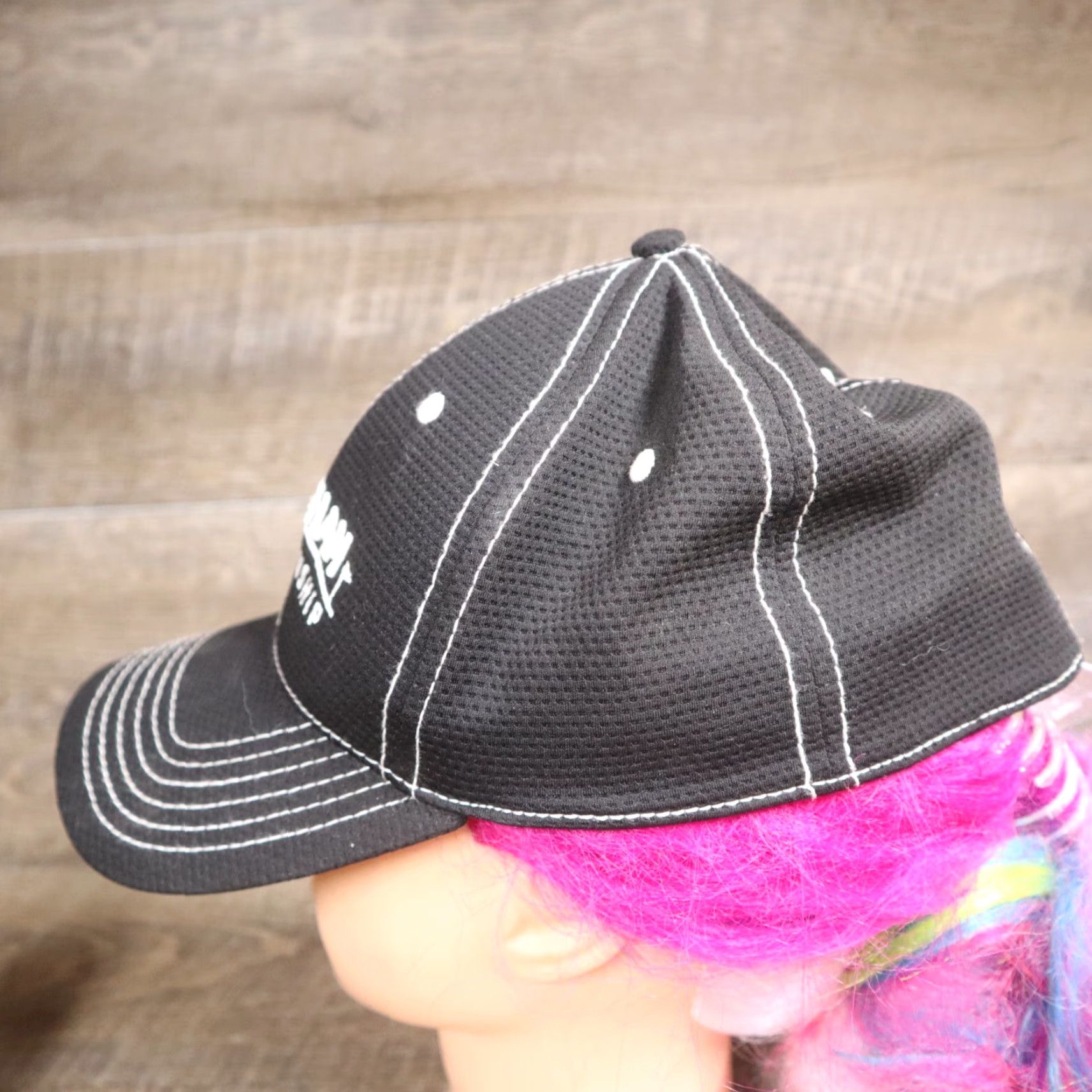 Good American VINTAGE Wyndham Championship Hat Baseball Cap Unisex Adjustable Cotton Black Golf College 2020s Size ONE SIZE - 5 Thumbnail