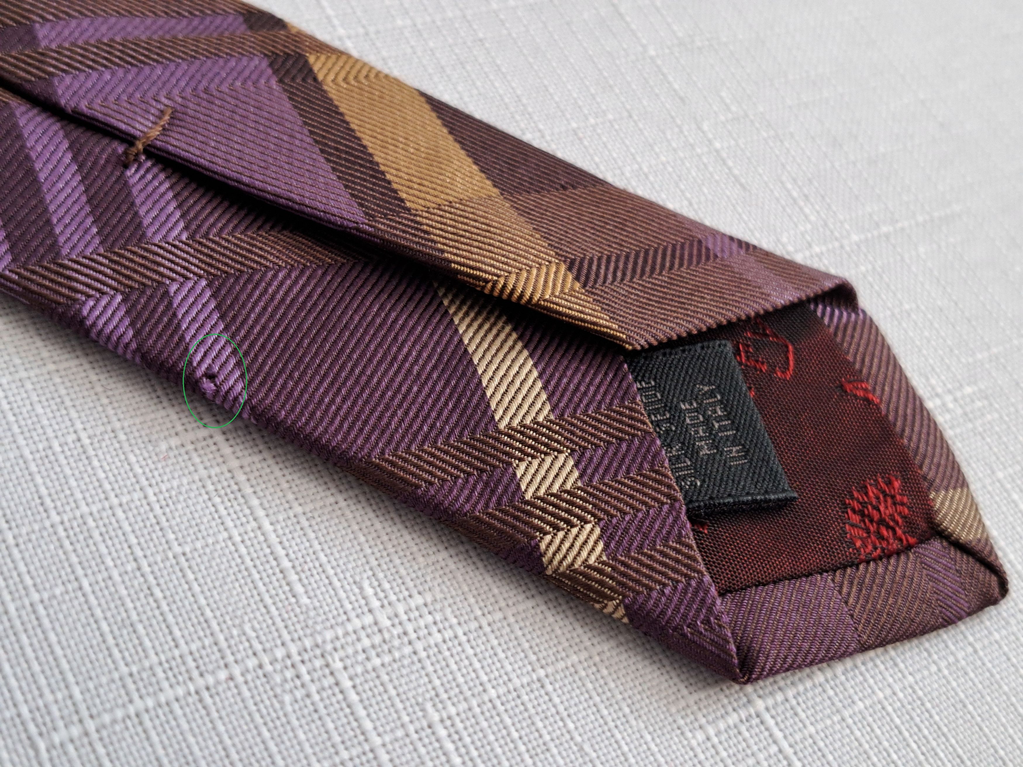 Mulberry × Vintage Mulberry vintage silk tie. Size ONE SIZE - 11 Thumbnail