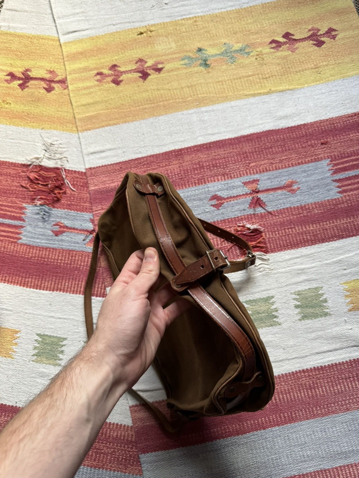 Vintage Vintage 60-70’s Brown Canvas Shoulder Bag Size ONE SIZE - 7 Thumbnail