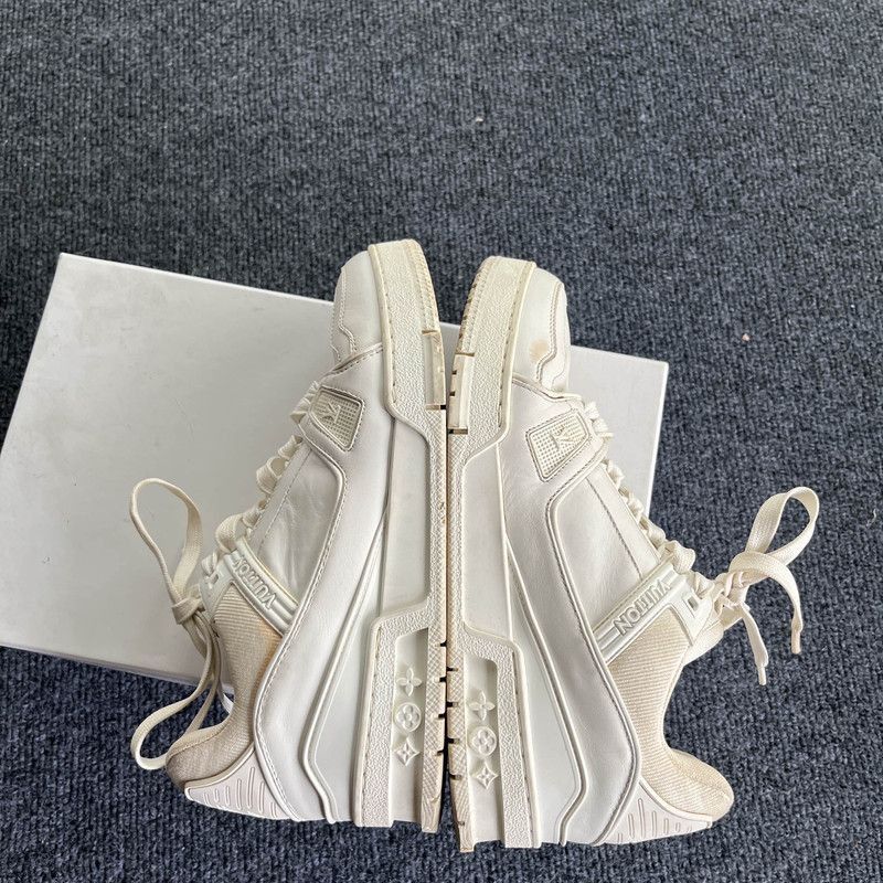 Louis Vuitton Louis Vuitton Trainer Sneakers in White -2508 Size US 6.5 / EU 39-40 - 9 Thumbnail