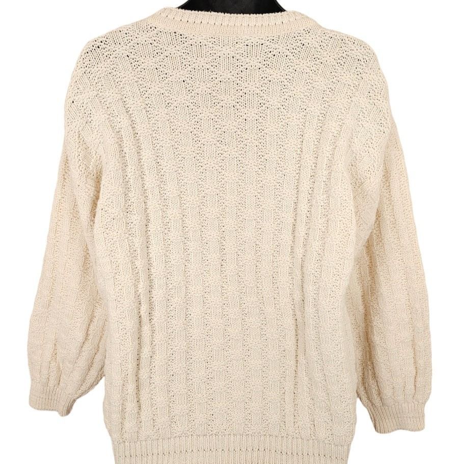 Vintage Vintage TLC Lambert Sweater Mens Size Medium Cream 90s Size US M / EU 48-50 / 2 - 3 Thumbnail