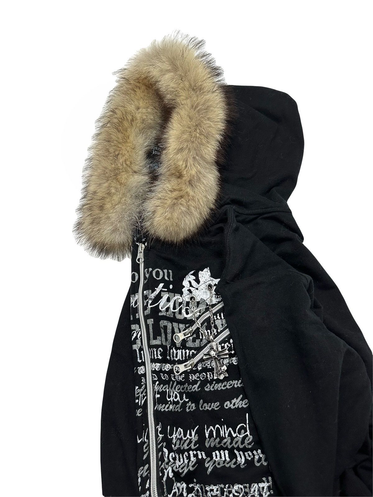 Beauty Beast Fur Hoodie Collins Skull Poem Ifsixwasnine Lgb Style Size US L / EU 52-54 / 3 - 8 Thumbnail