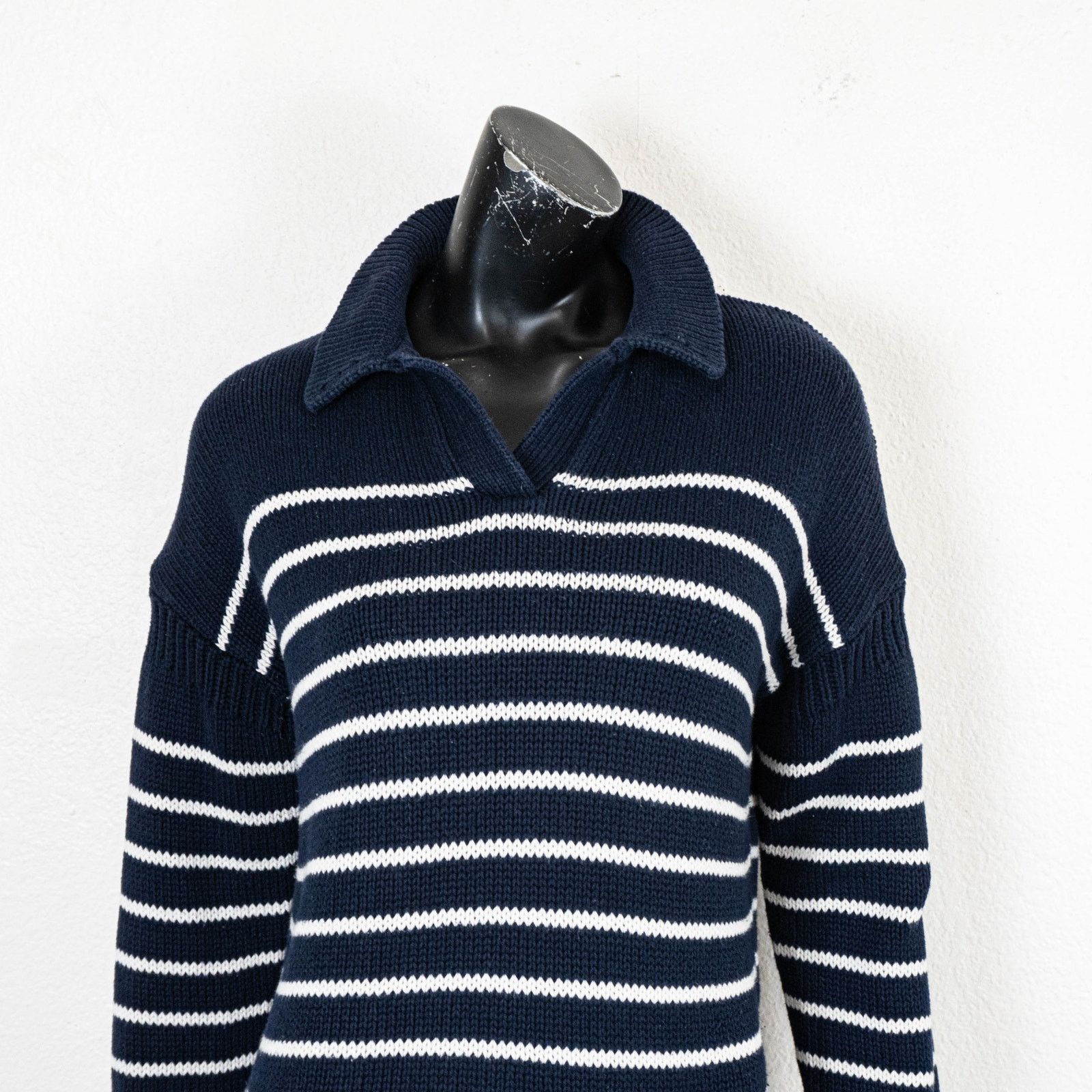Alex Mill ALEX MILL Jacques Pullover polo sweater cotton knit sz M Size M / US 6-8 / IT 42-44 - 10 Thumbnail