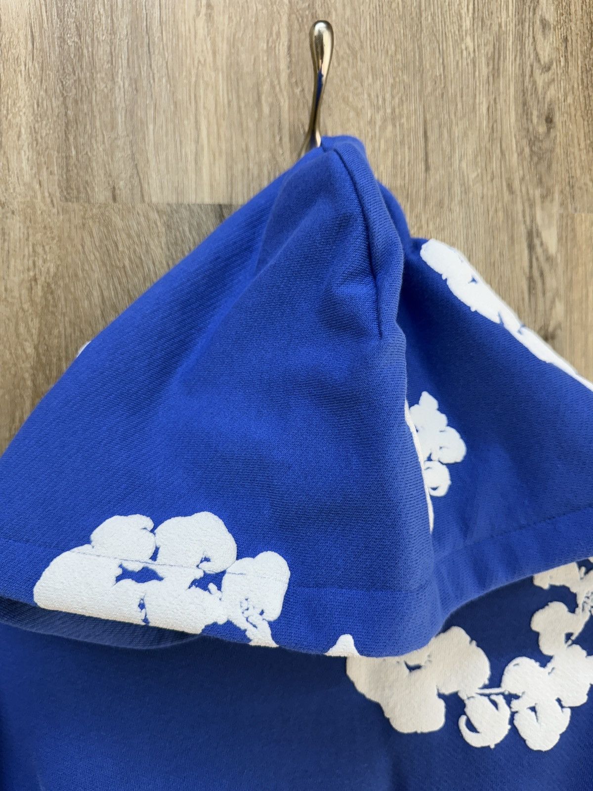 DENIM TEARS Denim Tear Baby Blue Flower Hoodie Size US L / EU 52-54 / 3 - 8 Thumbnail