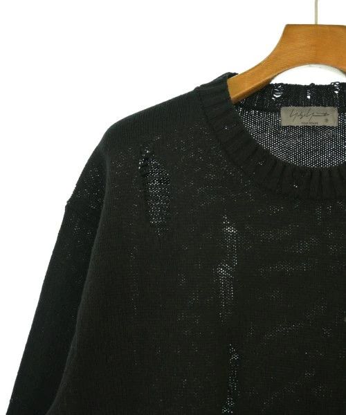Yohji Yamamoto Yohji Yamamoto Pour Homme CRASHED ROUND NECK PULLOVER Size US L / EU 52-54 / 3 - 4 Thumbnail