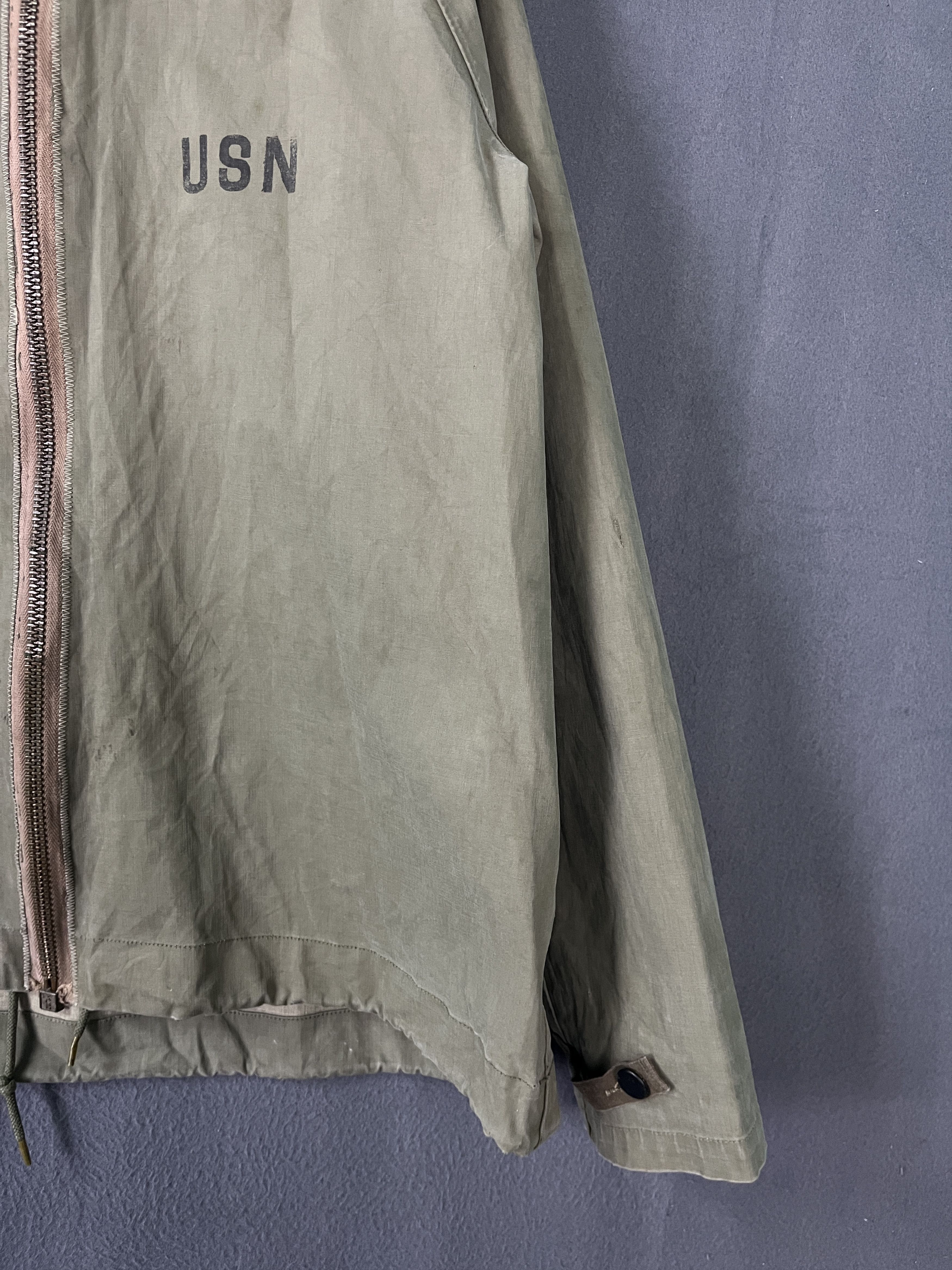 Vintage WW2 40s US Navy Contract N140 Parka Army Military Jacket Size US S / EU 44-46 / 1 - 5 Thumbnail