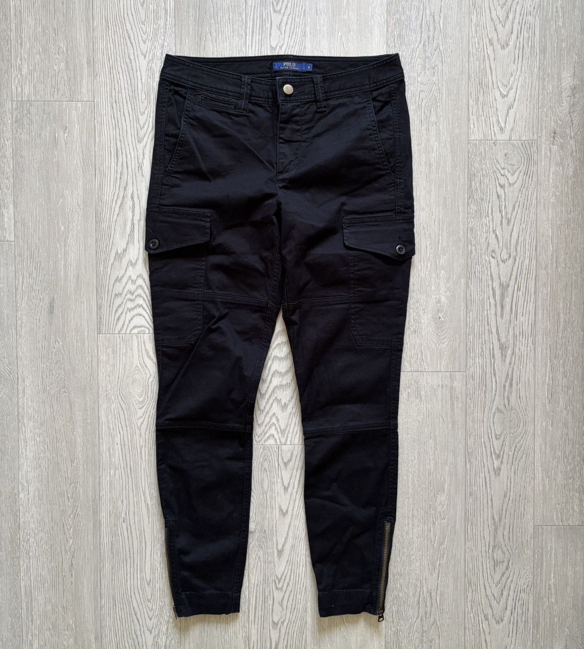 Polo Ralph Lauren × Vintage Polo Ralph Lauren Slim Cargo Army Jeans Size 30" / US 8 / IT 44 - 1 Thumbnail