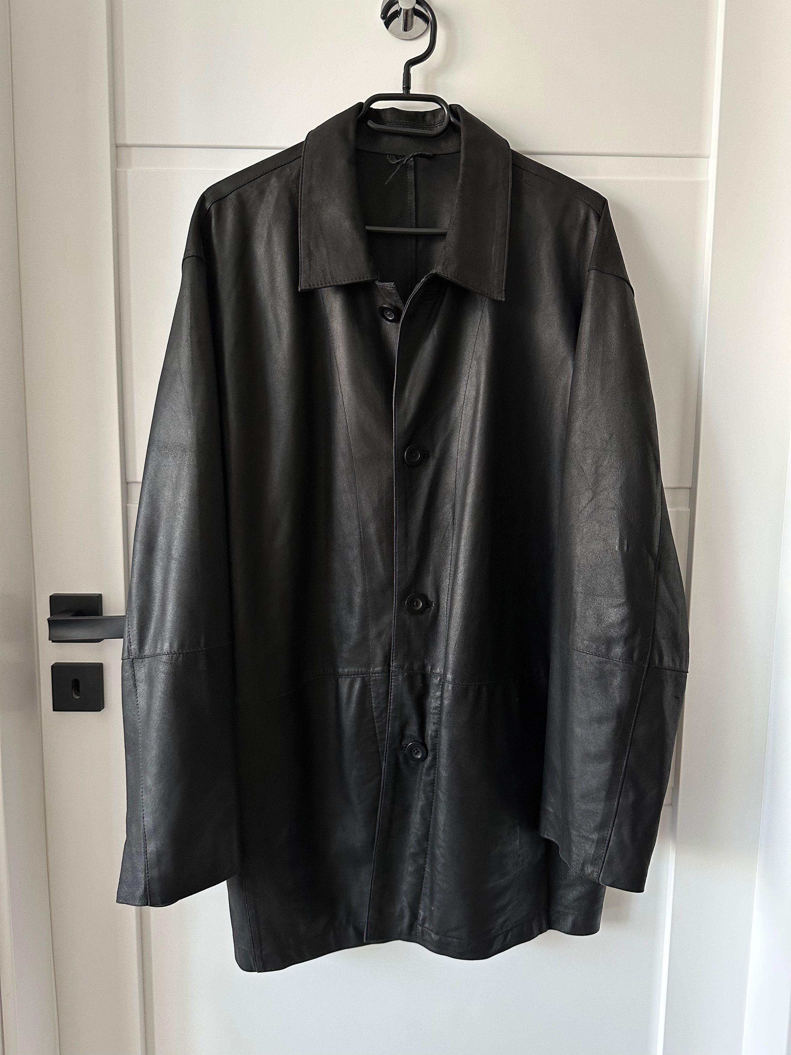 Other Leather jacket black blazer Size XL / US 12-14 / IT 48-50 - 1 Thumbnail