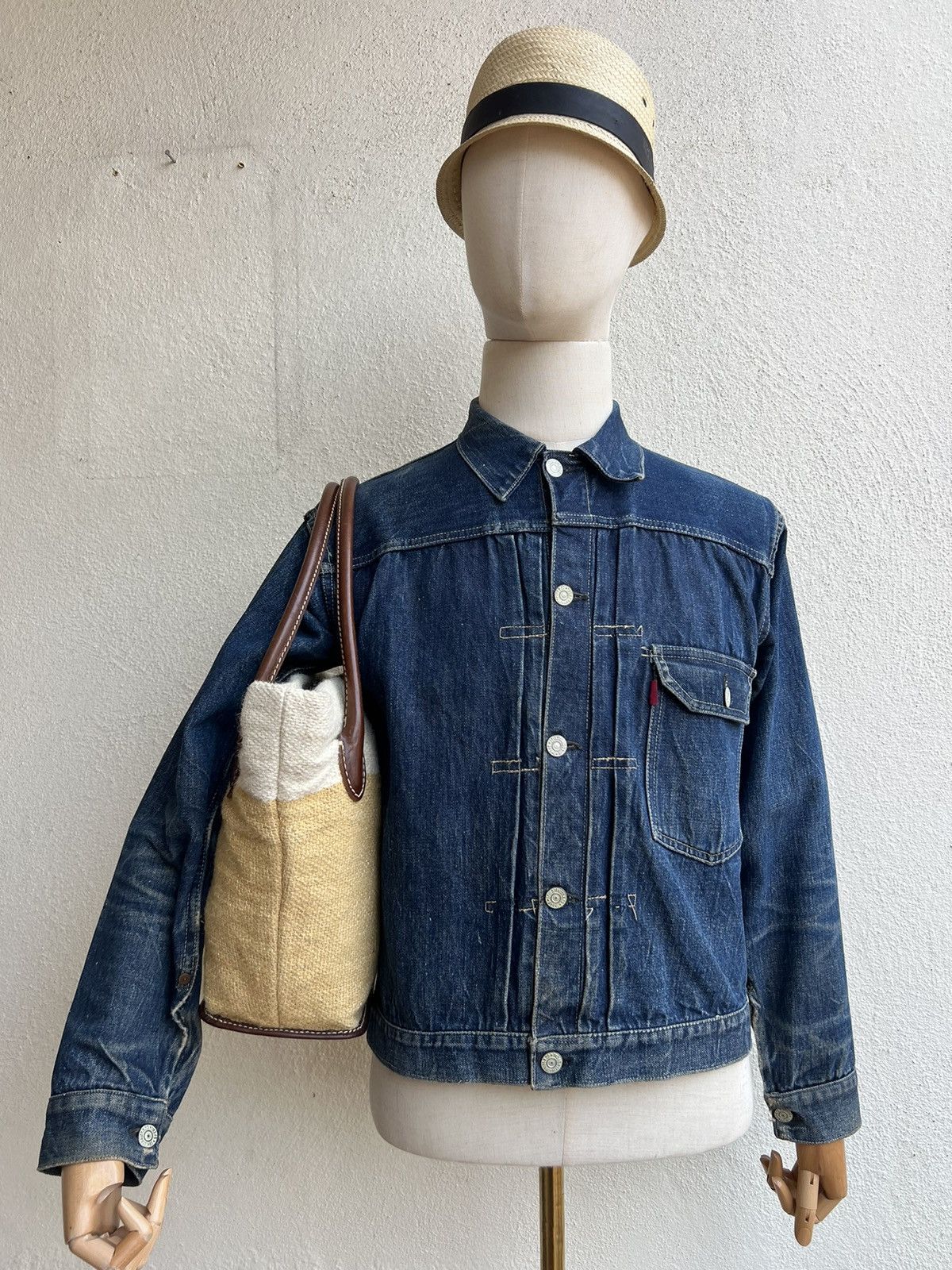 Leather Vintage Genten Japan RIRI Zipper With Leather Handle Bag Size ONE SIZE - 22 Thumbnail
