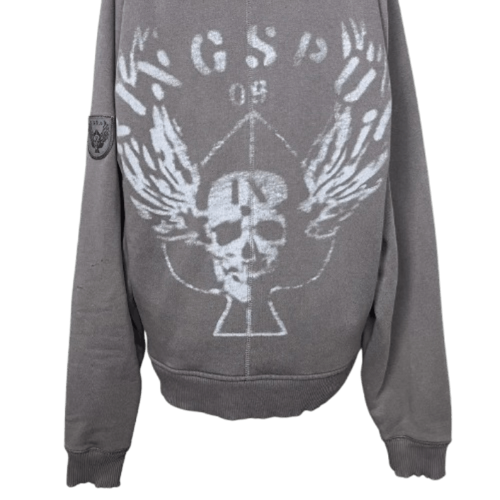 Ringspun Ringspun Hoodie Logo Skulls Angel Wings y2k skate streetwear Size US L / EU 52-54 / 3 - 6 Thumbnail