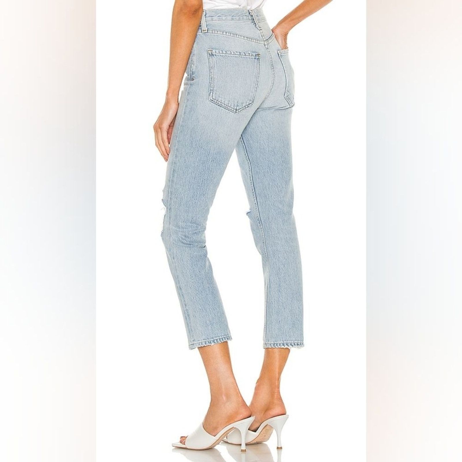 Agolde AGOLDE RILEY HIGH WAISTED STRAIGHT CROP Size 28" / US 6 / IT 42 - 3 Thumbnail