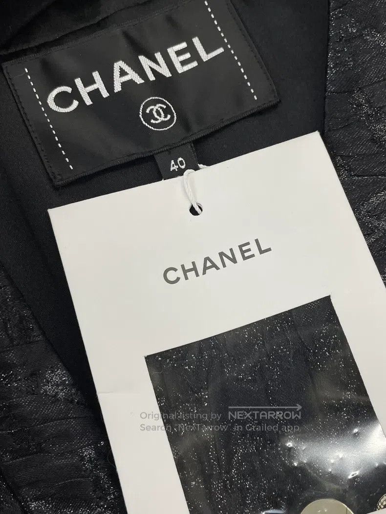 Chanel Chanel Black V-neck jacket Size S / US 4 / IT 40 - 4 Thumbnail