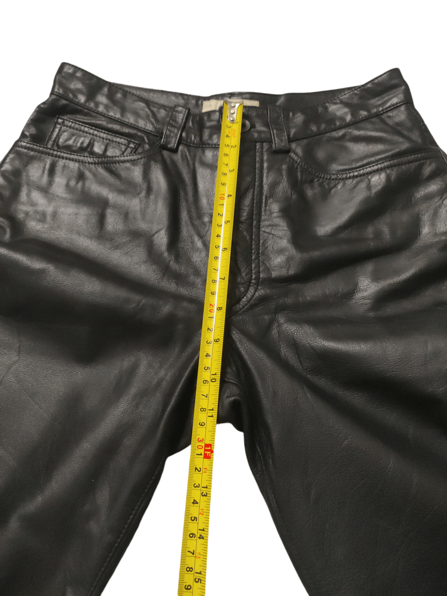 Yohji Yamamoto YOHJI YAMAMOTO "AAR" PANT LEATHER x RARE Size US 28 / EU 44 - 8 Thumbnail