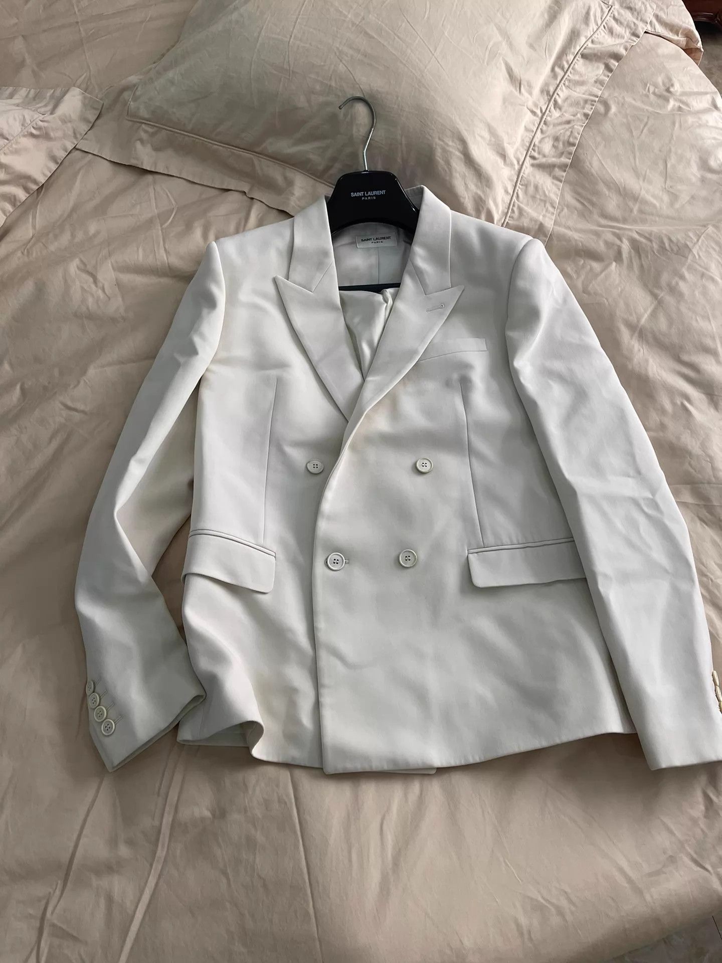Saint Laurent Paris SAINT LAURENT New Blazer 52 (Horn Buttons) Without Tags Size 52R - 2 Thumbnail