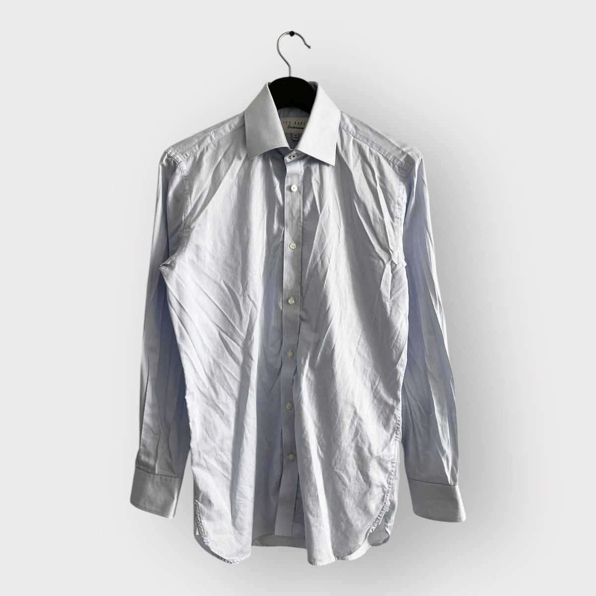 Ted Baker STEAL! Ted Baker 100% Cotton Button Up Dress Shirt Size US S / EU 44-46 / 1 - 2 Thumbnail